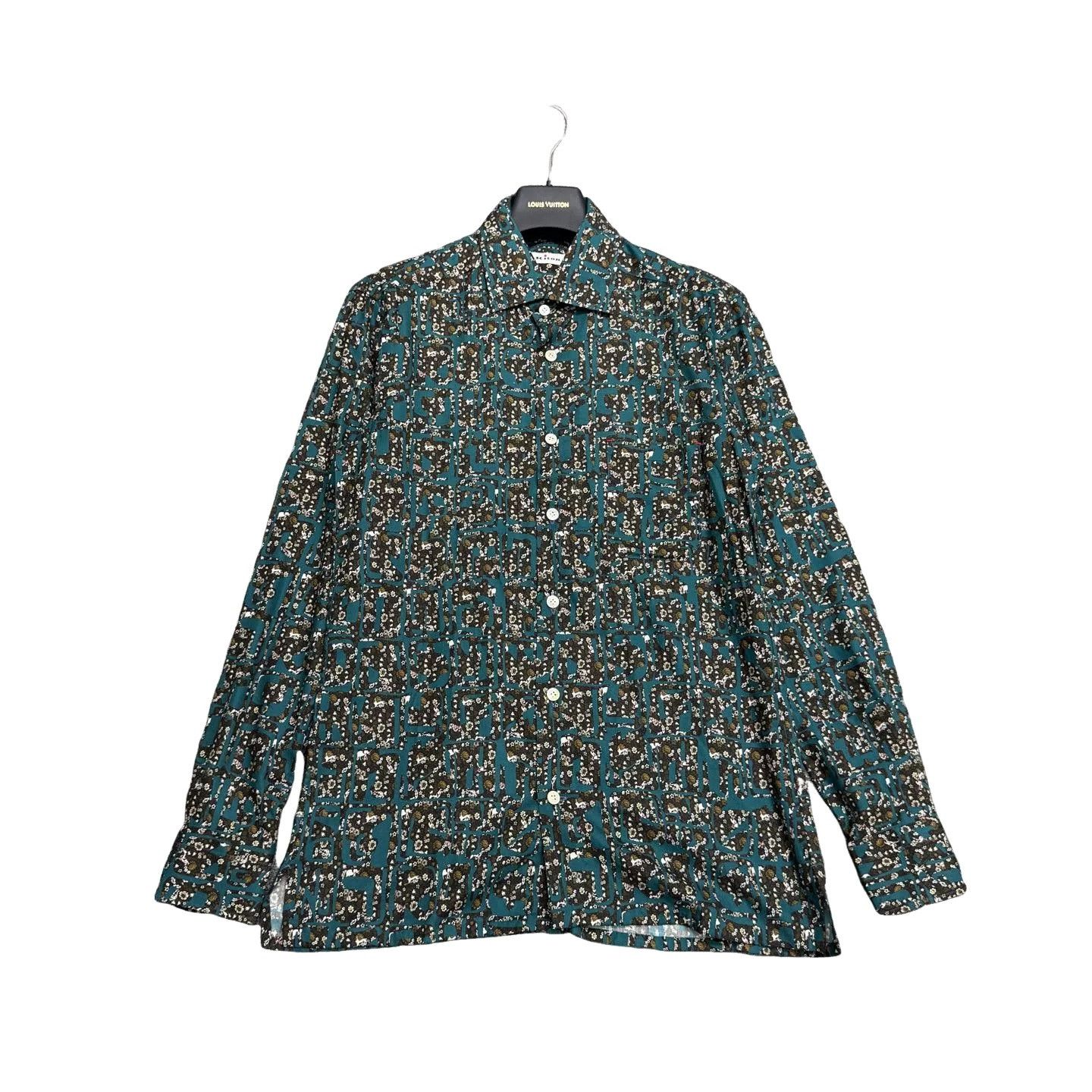 Kiton Kiton Floral Print Shirt Size S Size US S / EU 44-46 / 1 - 1 Thumbnail