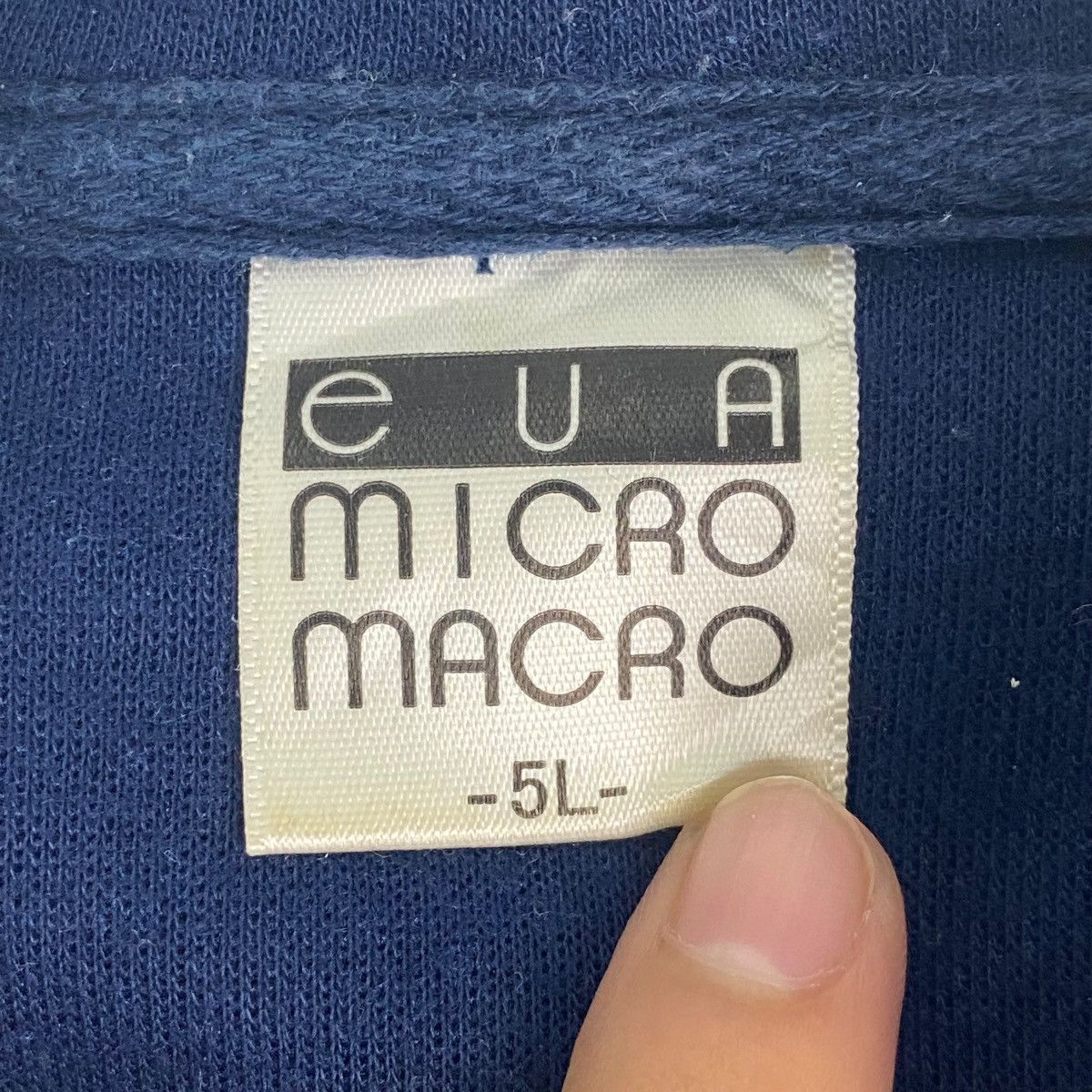 Other Vintage Eva Cartoon Big Logo Printed Hoodie NavyBlue Size L Size US L / EU 52-54 / 3 - 5 Thumbnail