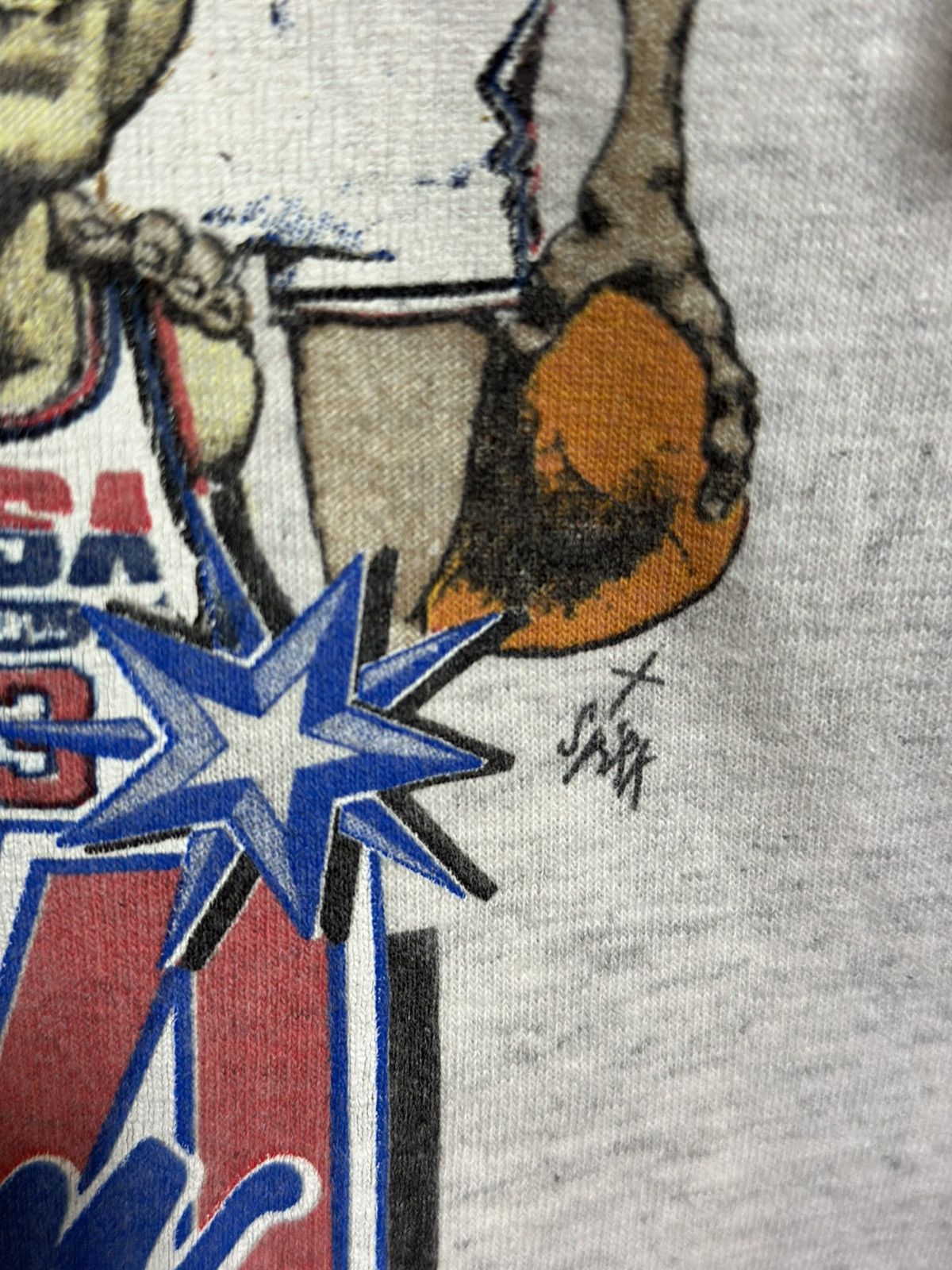 NBA Thrashed Dream Team Nba Faded Tee Size US S / EU 44-46 / 1 - 4 Thumbnail
