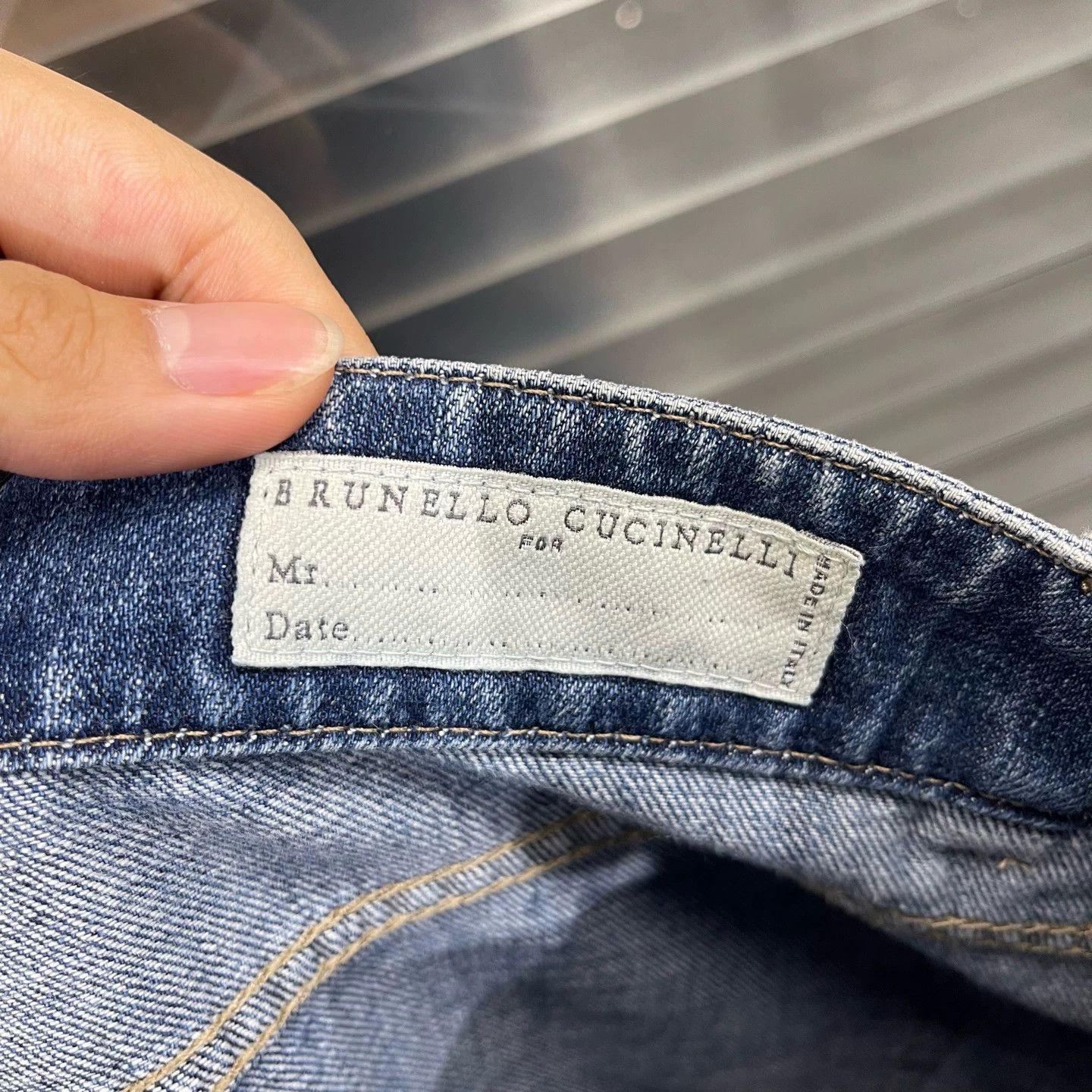 Brunello Cucinelli Brunello Cucinelli Pocket Embro Leather Patch Jeans 48 Size US 32 / EU 48 - 6 Thumbnail