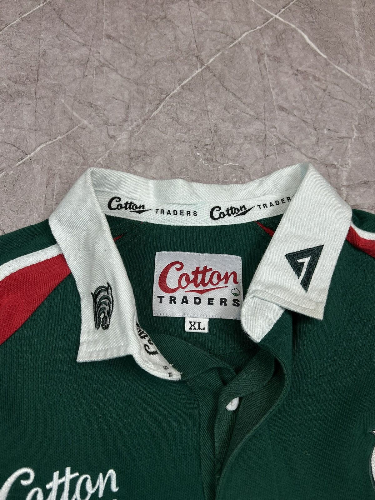 Cotton Traders × Vintage Cotton Trader Bradstone Leicester Tiger Long sleeve Size US XL / EU 56 / 4 - 4 Thumbnail