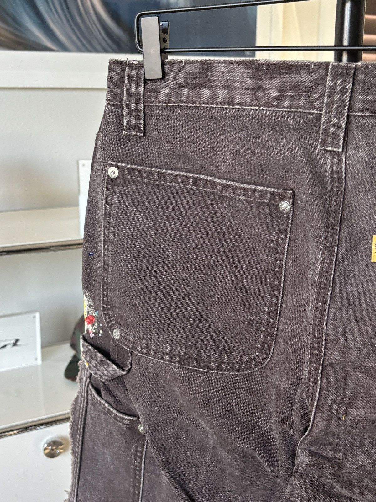 Gallery Dept. GALLERY DEPT | BROWN MOCHA PAINTER FLARE CARPENTERS Size US 29 - 9 Thumbnail