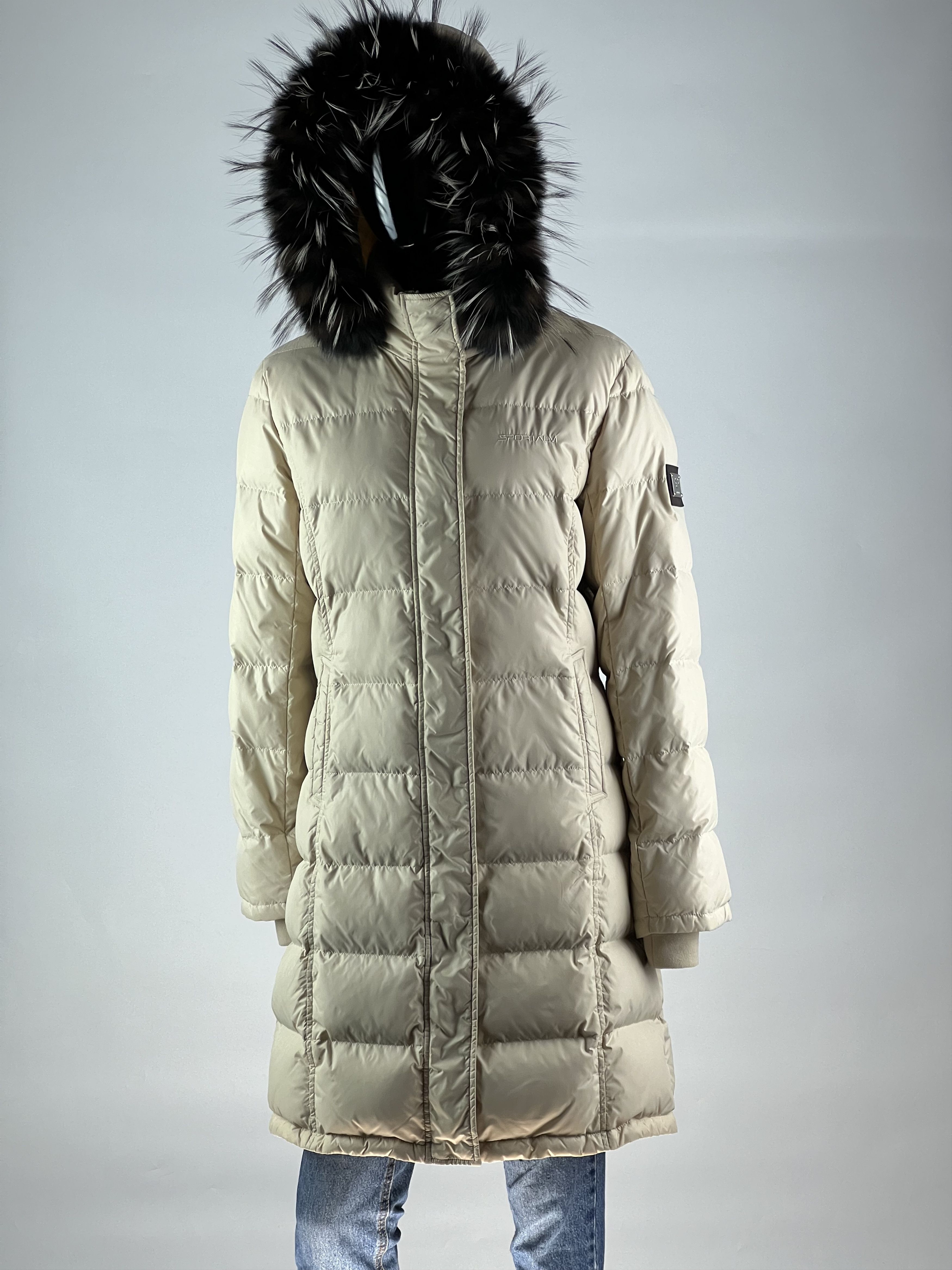 Sportalm Kitzbuhel Sportalm Vintage Puffer Down Jacket Size 38 Trim Fur Size M / US 6-8 / IT 42-44 - 1 Thumbnail