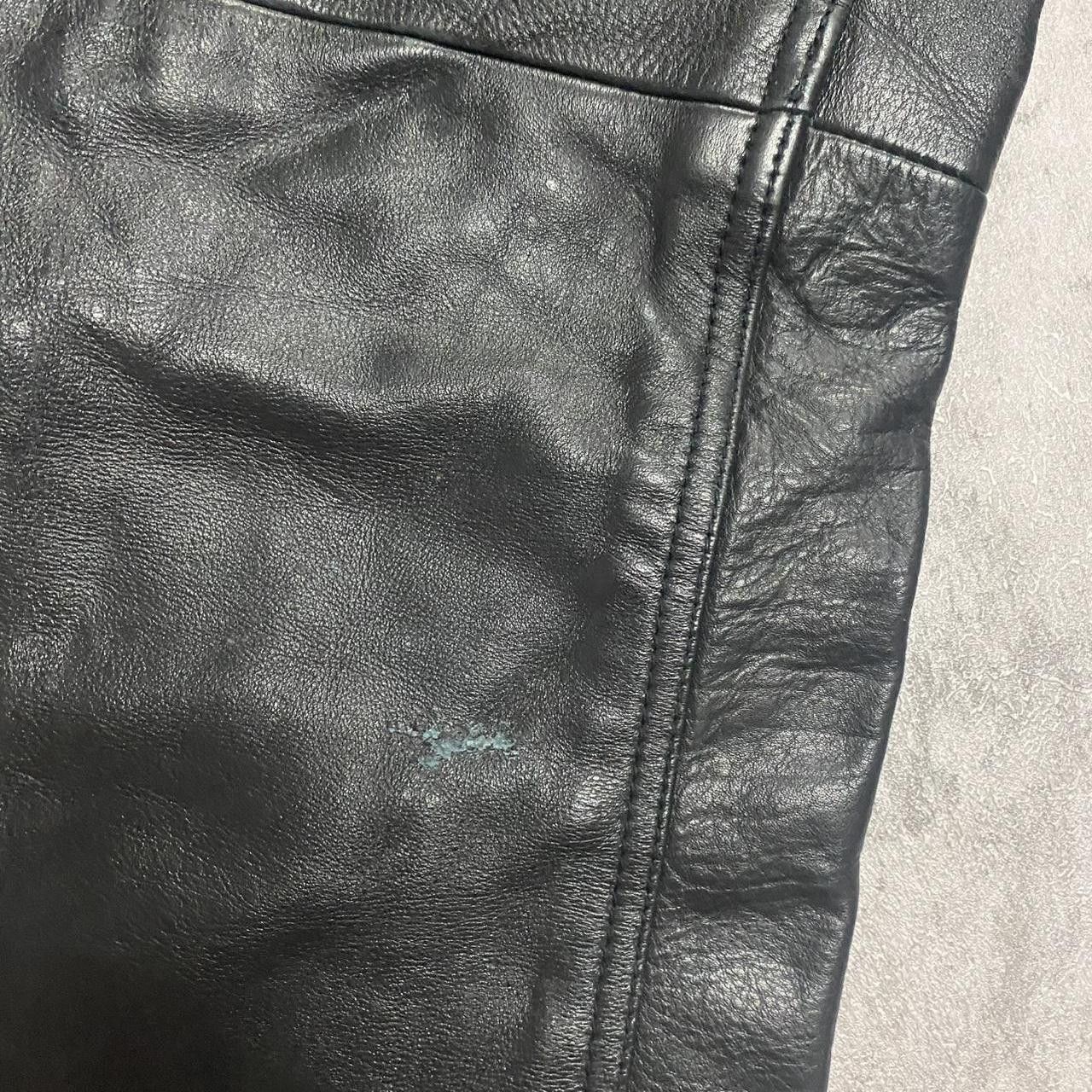 Other Black leather Motorcycle Metal Rock 2000s 90s Size US 33 - 6 Thumbnail