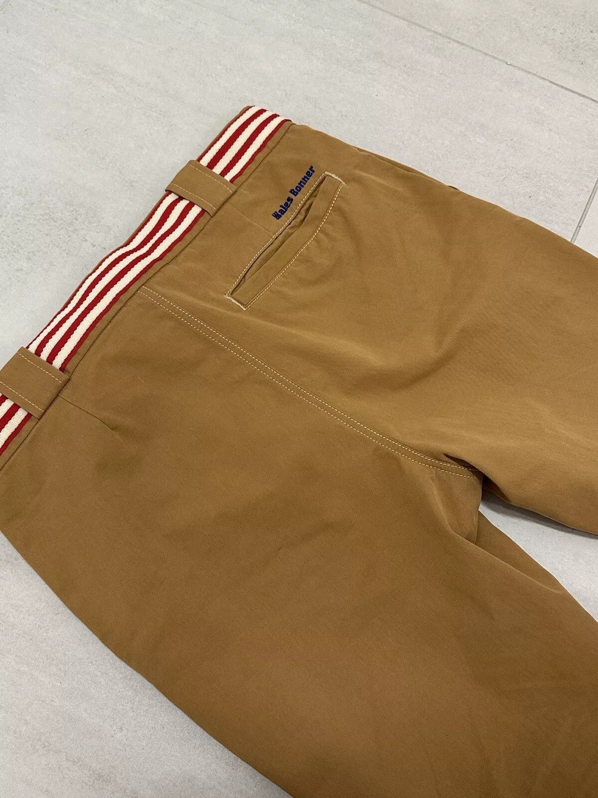 Adidas × Wales Bonner Wales Bonner x Adidas Belted Flare Chino Pants Size US 30 / EU 46 - 6 Thumbnail