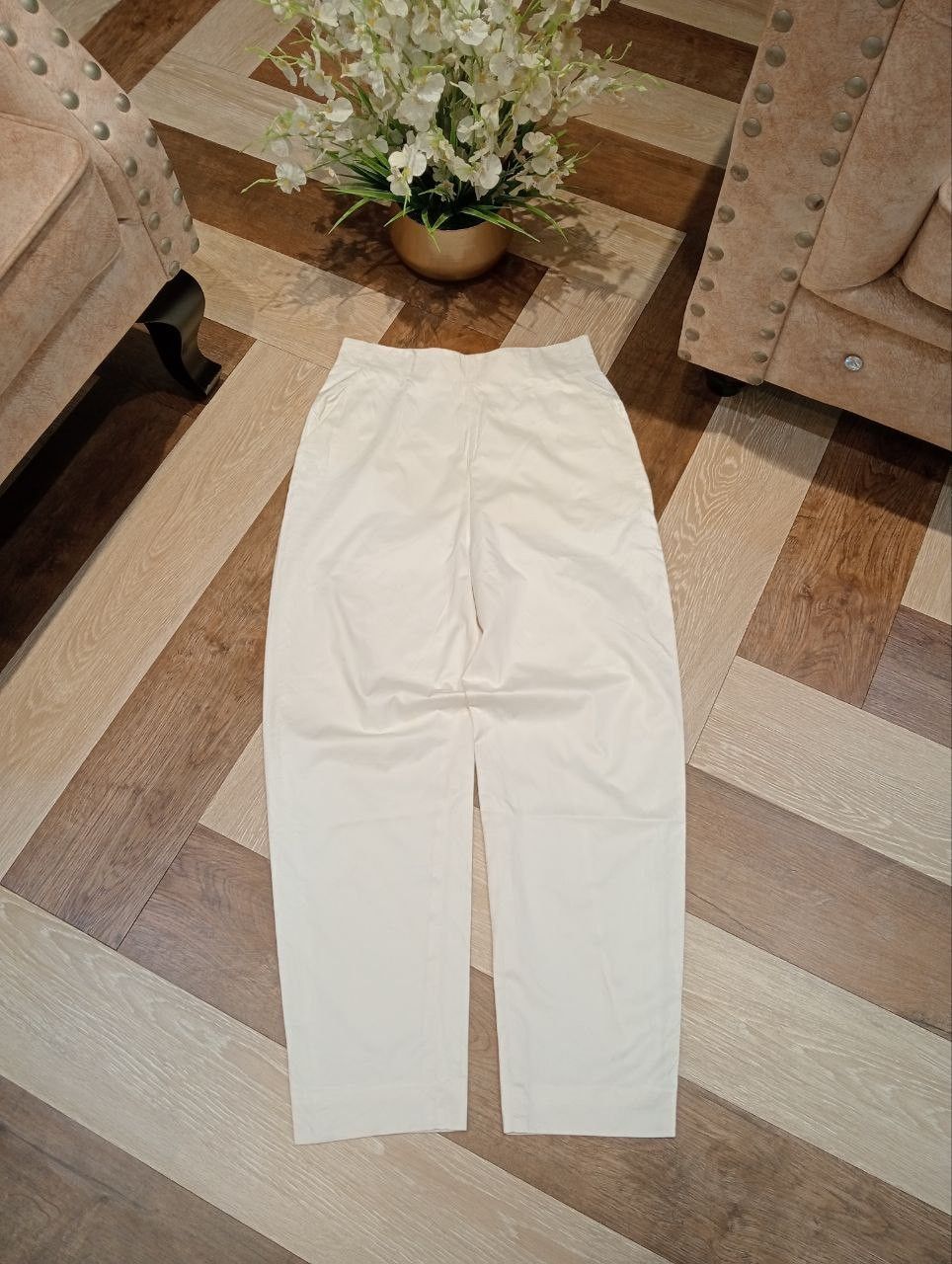 Christian Dior Monsieur VINTAGE CHRISTIAN DIOR WHITE PANTS Size 28" / US 6 / IT 42 - 1 Thumbnail