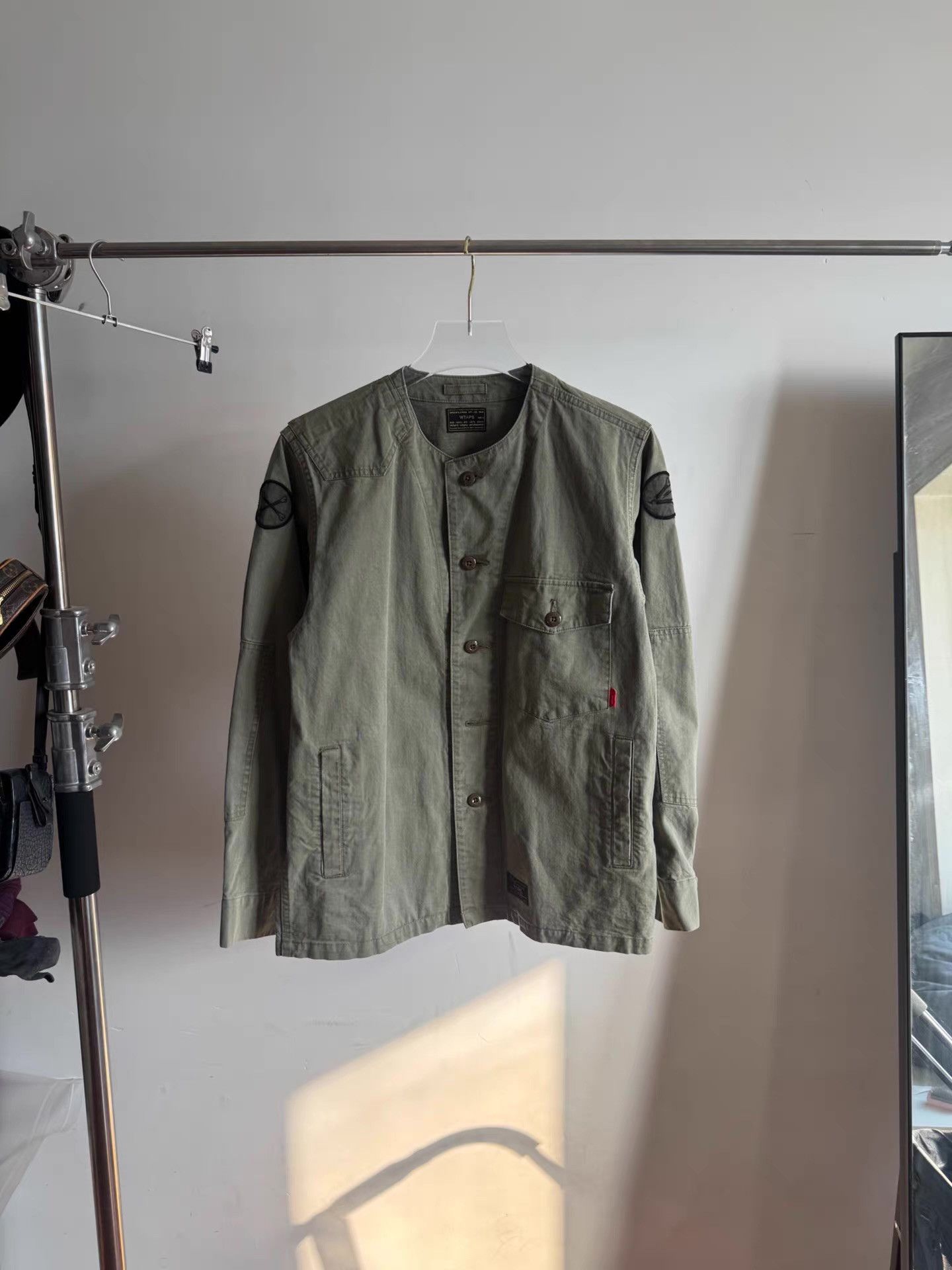 Wtaps Wtaps olive green cardigan jacket Q17 Size US S / EU 44-46 / 1 - 1 Thumbnail