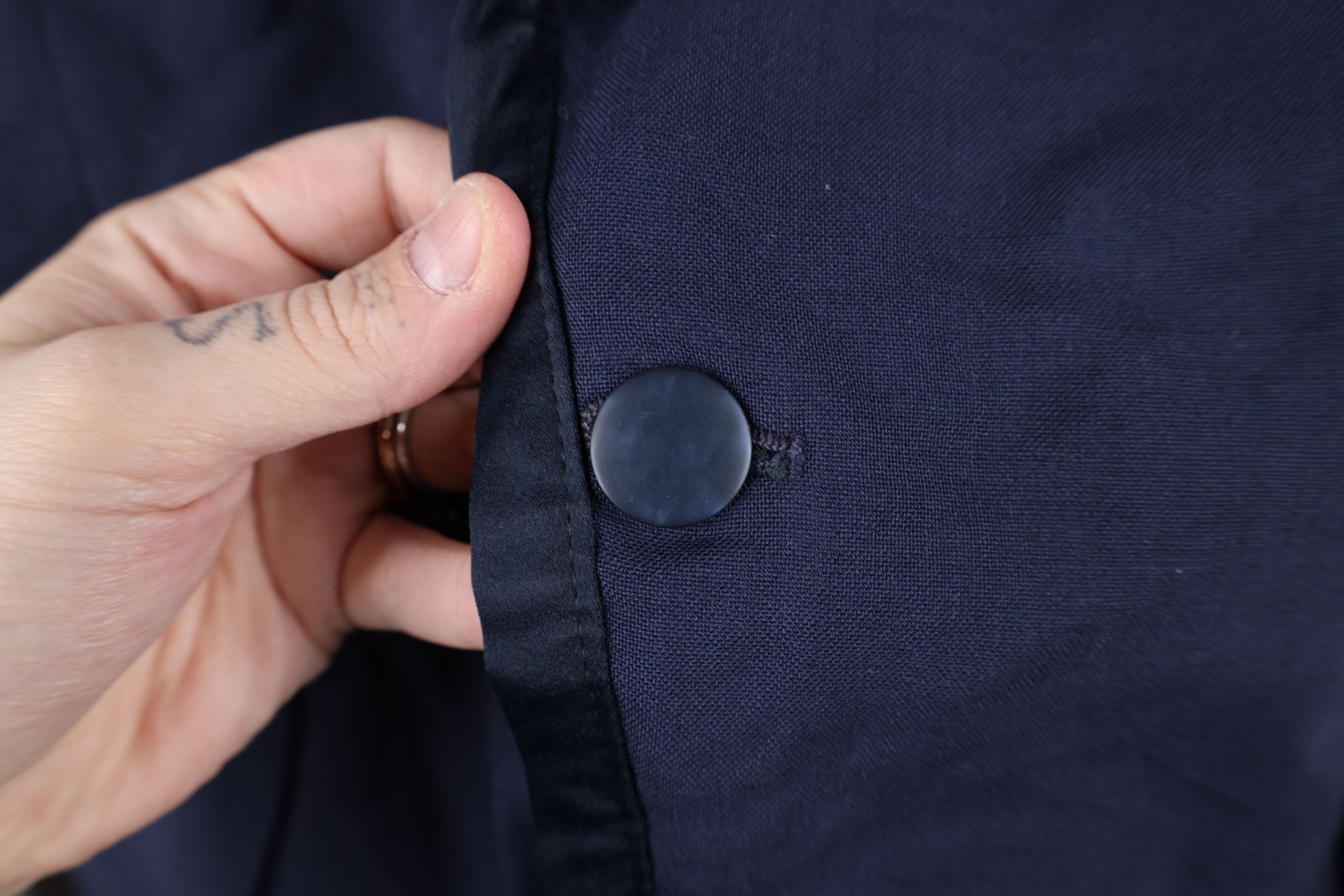 Vintage Vintage 60s Smoking Button Tuxedo Suit Coat Jacket Blue USA Size US M / EU 48-50 / 2 - 4 Thumbnail