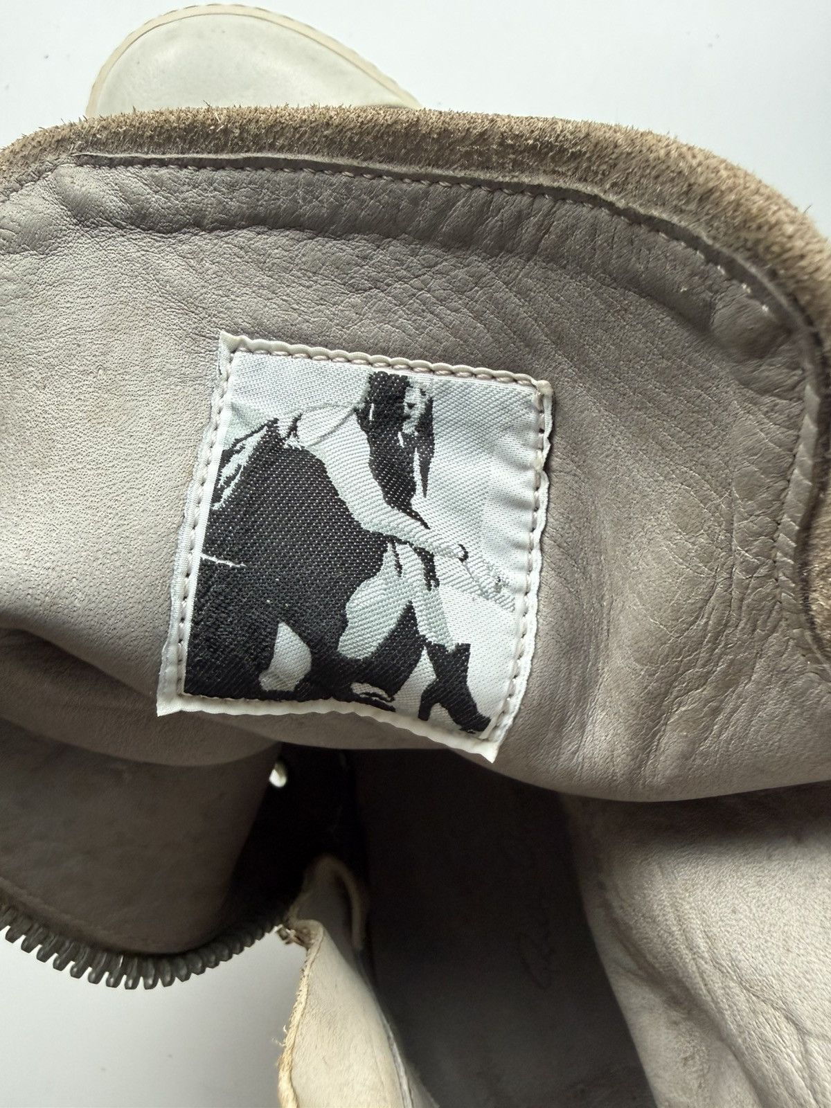 Rick Owens 2008 Rick Owens Dusty Suede Ramones Size US 12 / EU 45 - 18 Thumbnail