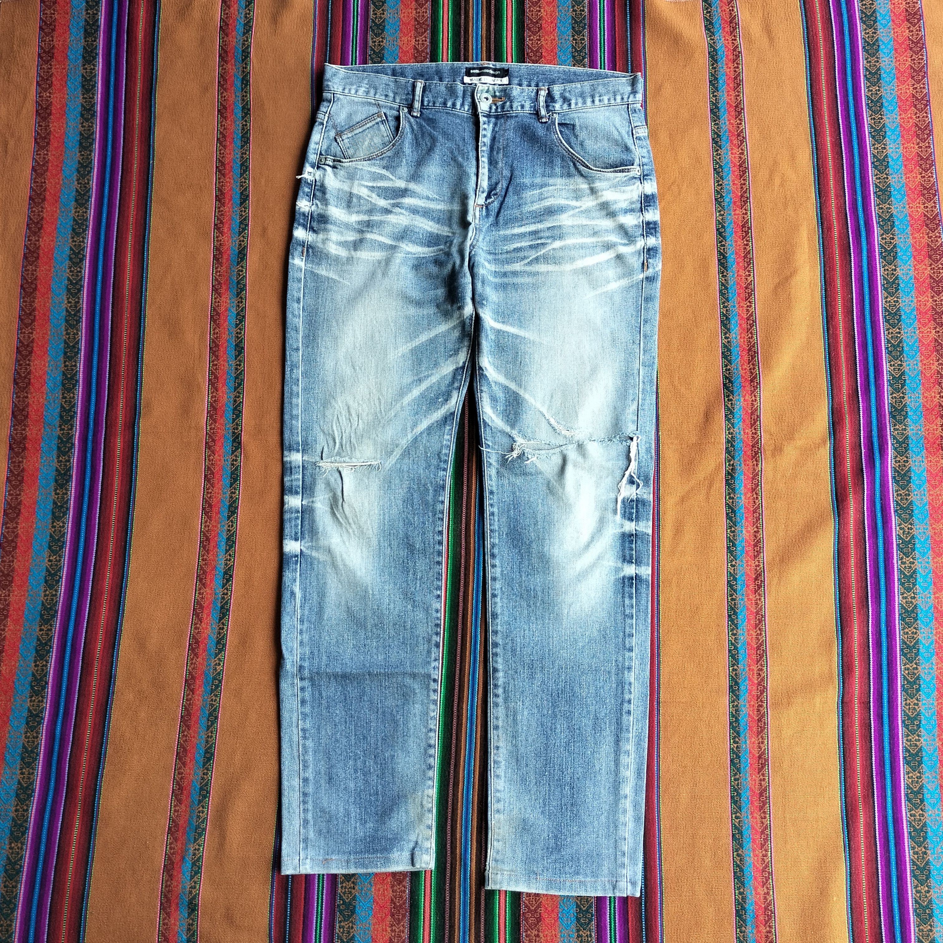 semanticdesign Semantic design japan clawmark slim jeans Size US 33 - 1 Thumbnail