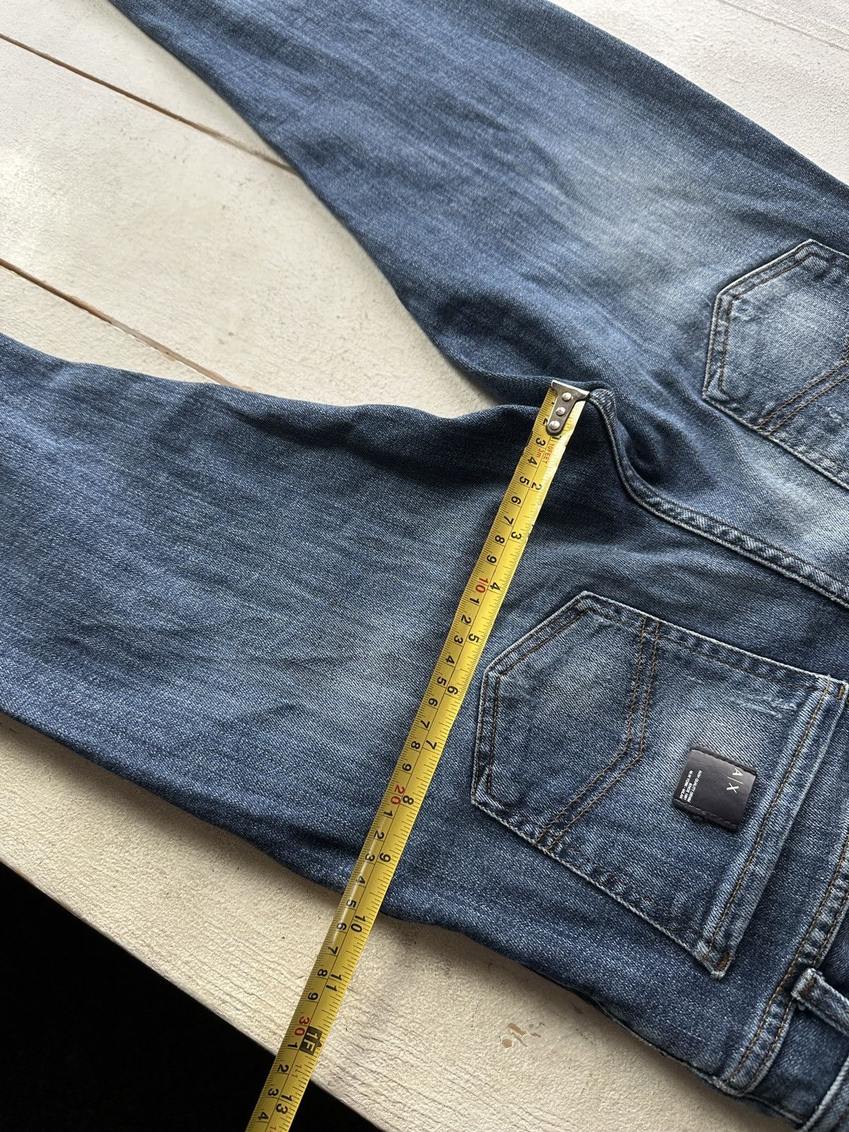 Armani 🚨Gothic Armani Regular Slim relax Flared Jeans Womens Size 30" / US 8 / IT 44 - 17 Thumbnail