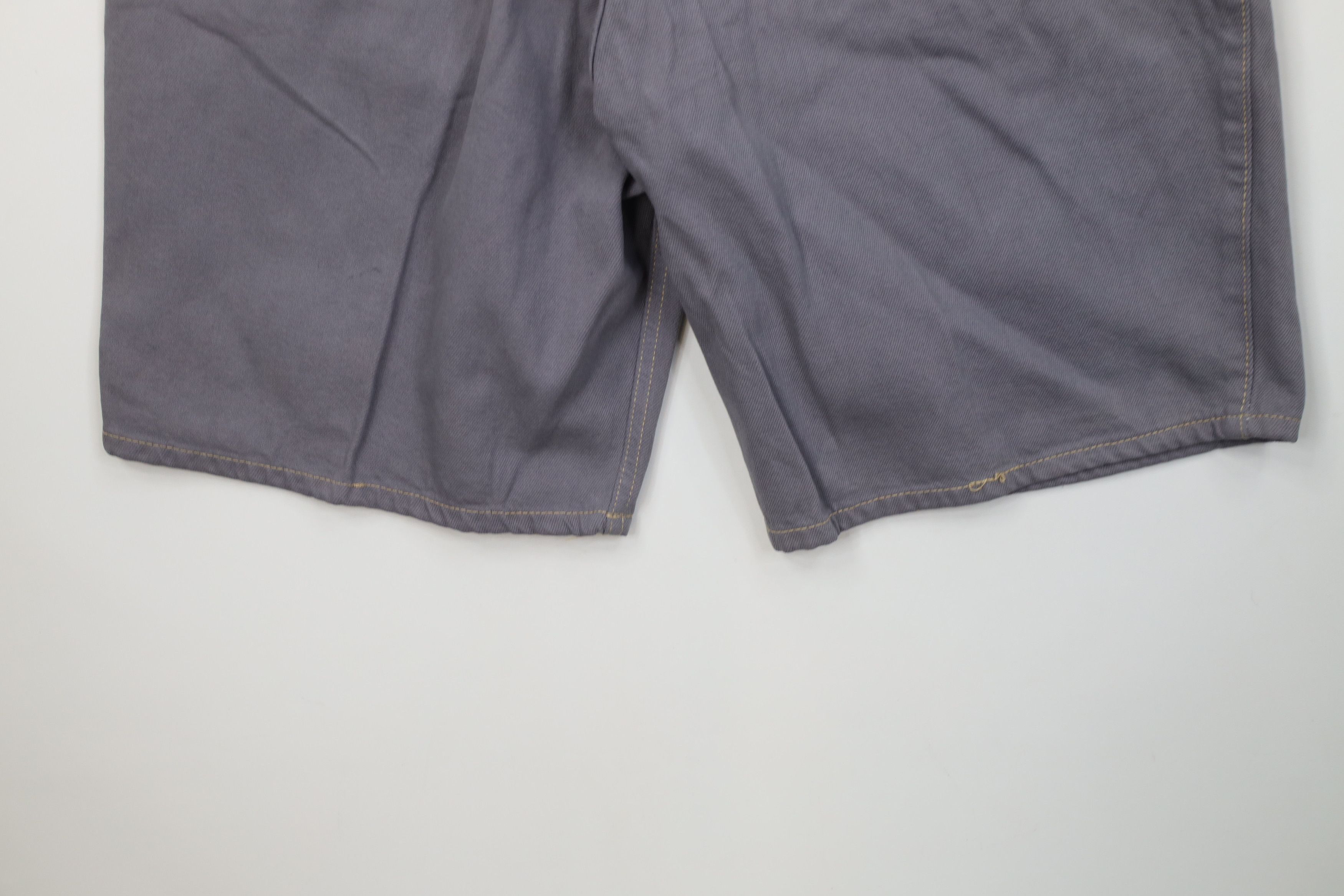 Vintage Vintage 90s Streetwear Relaxed Fit Above Knee Denim Shorts Size US 34 / EU 50 - 15 Thumbnail