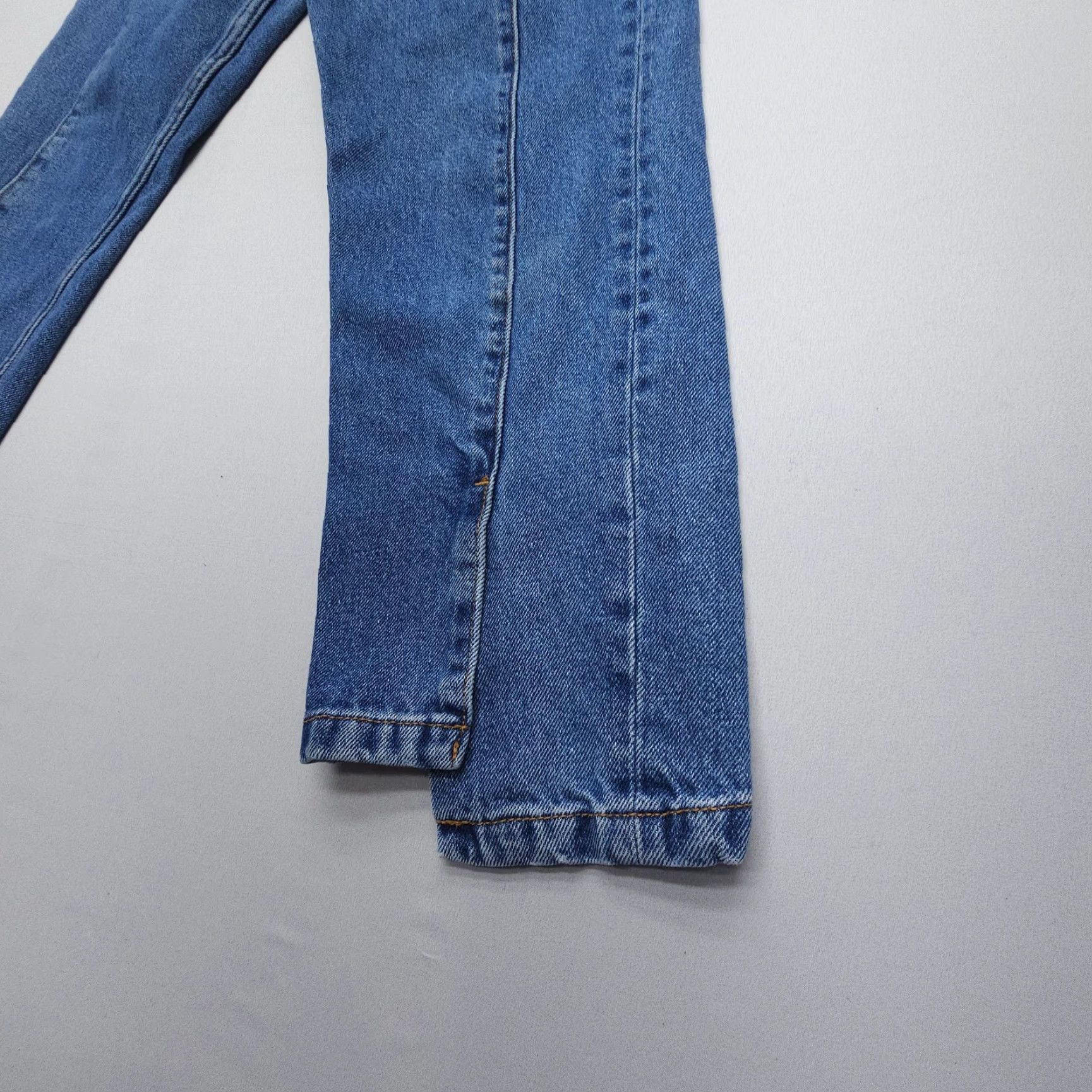 Vintage Hidden Jeans 28 x 25" Blue Cotton Denim Cropped Straight Leg Womens Vintage: No (adjusted) Size 28" / US 6 / IT 42 - 3 Thumbnail