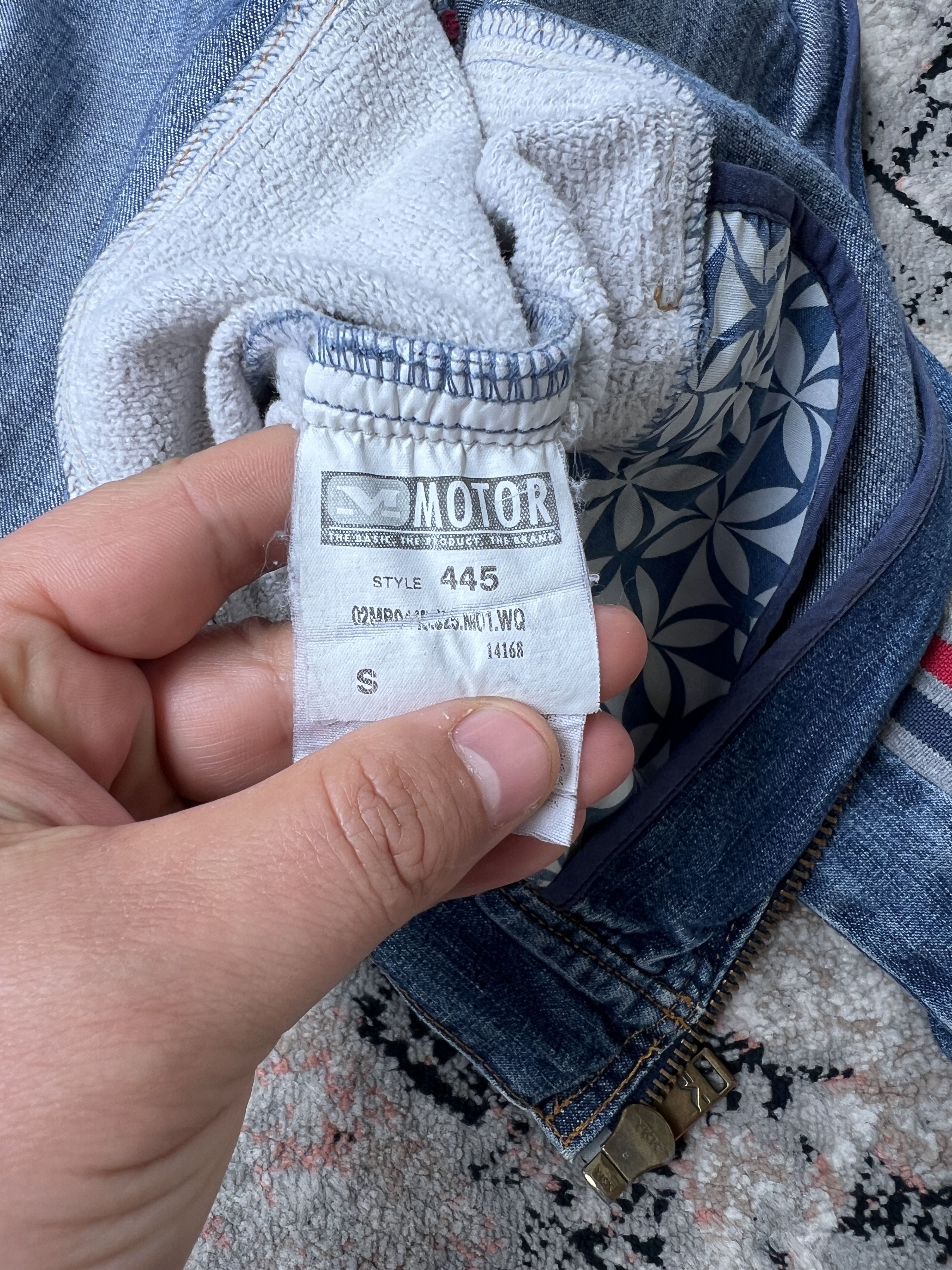 Vintage DNM Deluxe MOTOR JEANS Jacket Size S / US 4 / IT 40 - 9 Thumbnail