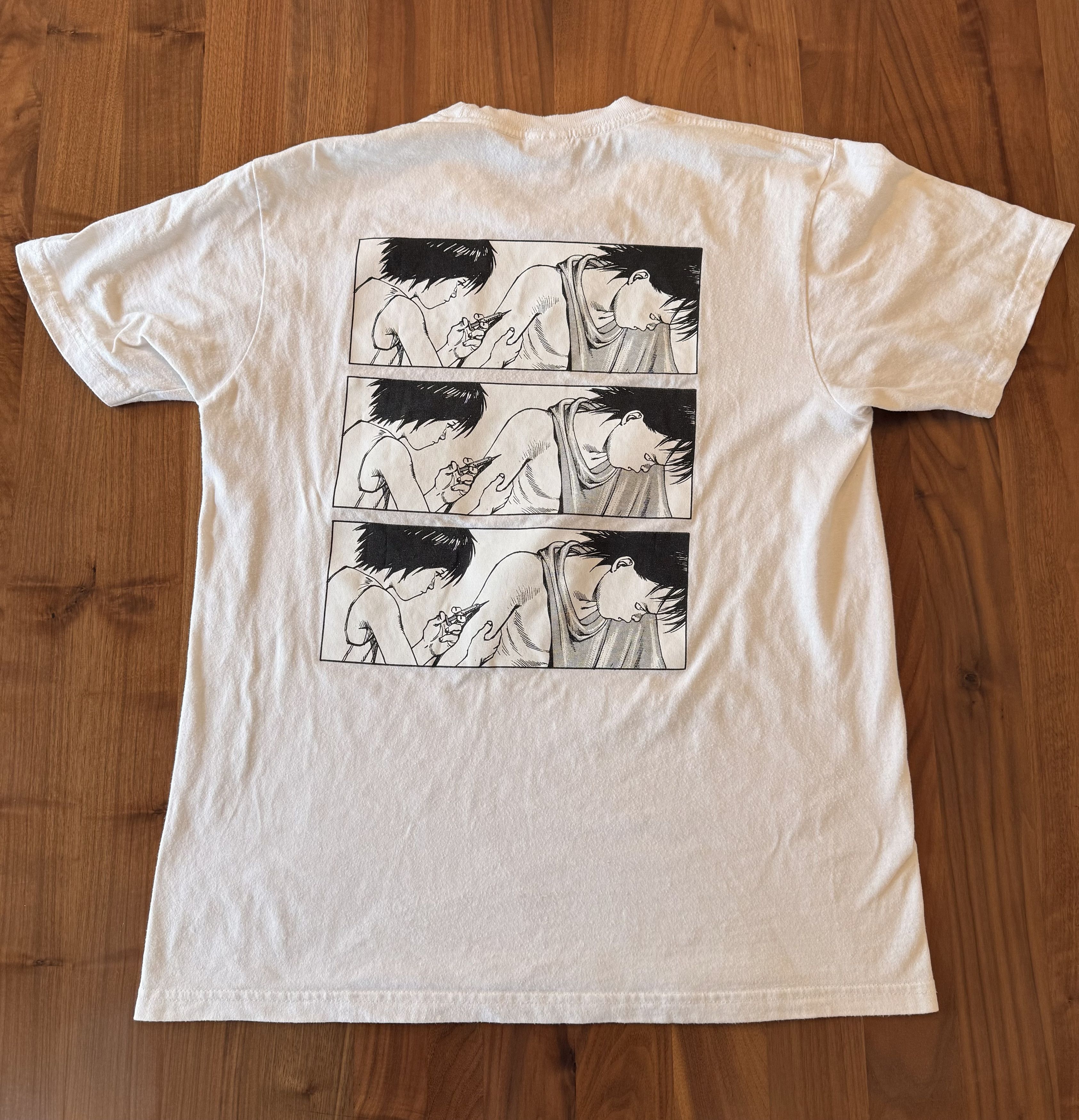 Supreme Akira Syringe Tee FW17 - White, Size Medium