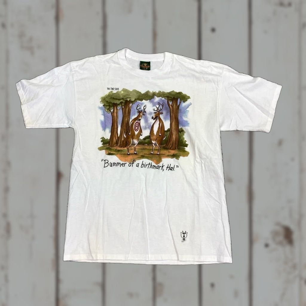 Vintage VINTAGE Logotel Deer Hunting graphic T-Shirt Size US L / EU 52-54 / 3 - 1 Thumbnail