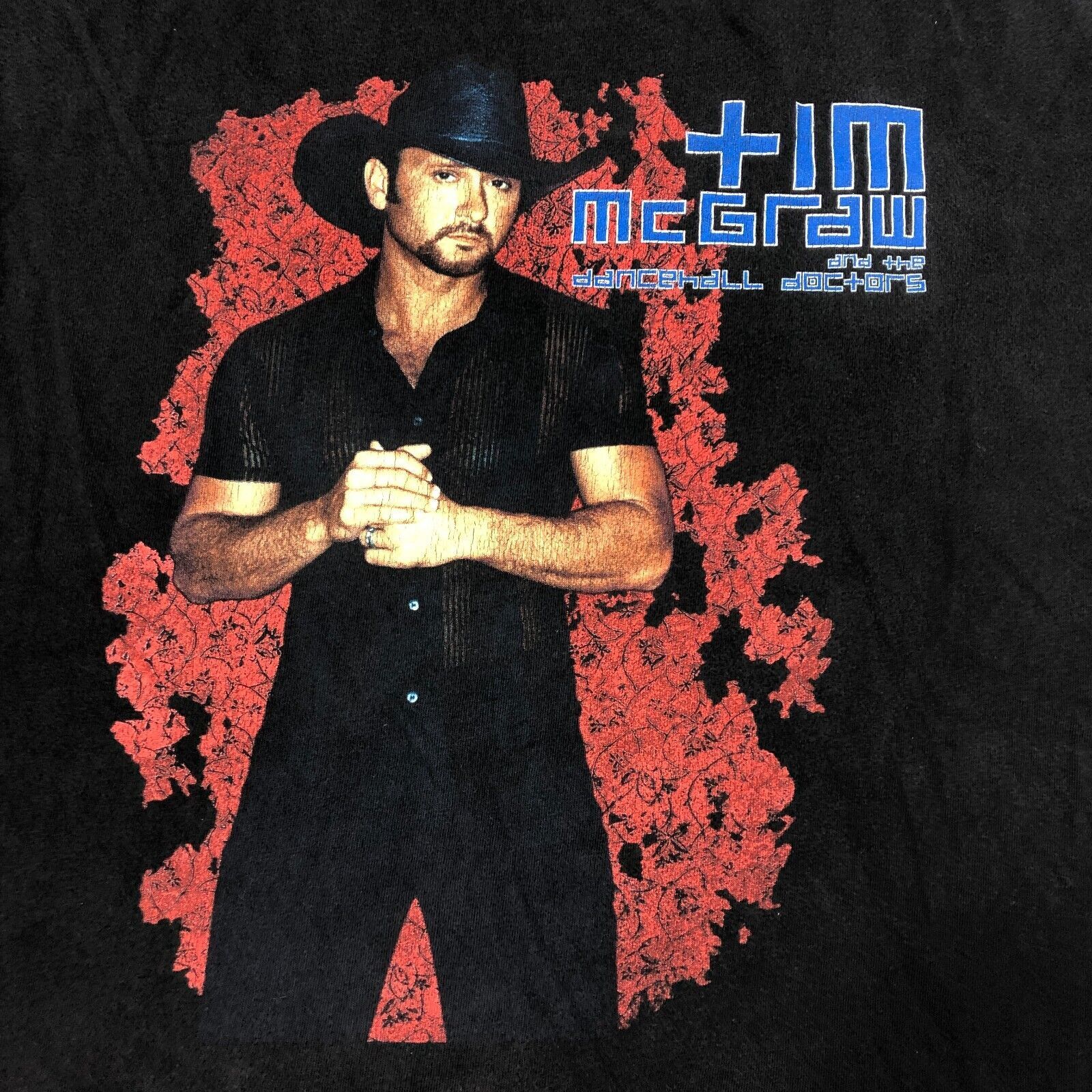 Vintage 2003 Tim McGraw Country Music Tour Tee T Shirt Black Size XL Size US XL / EU 56 / 4 - 2 Thumbnail