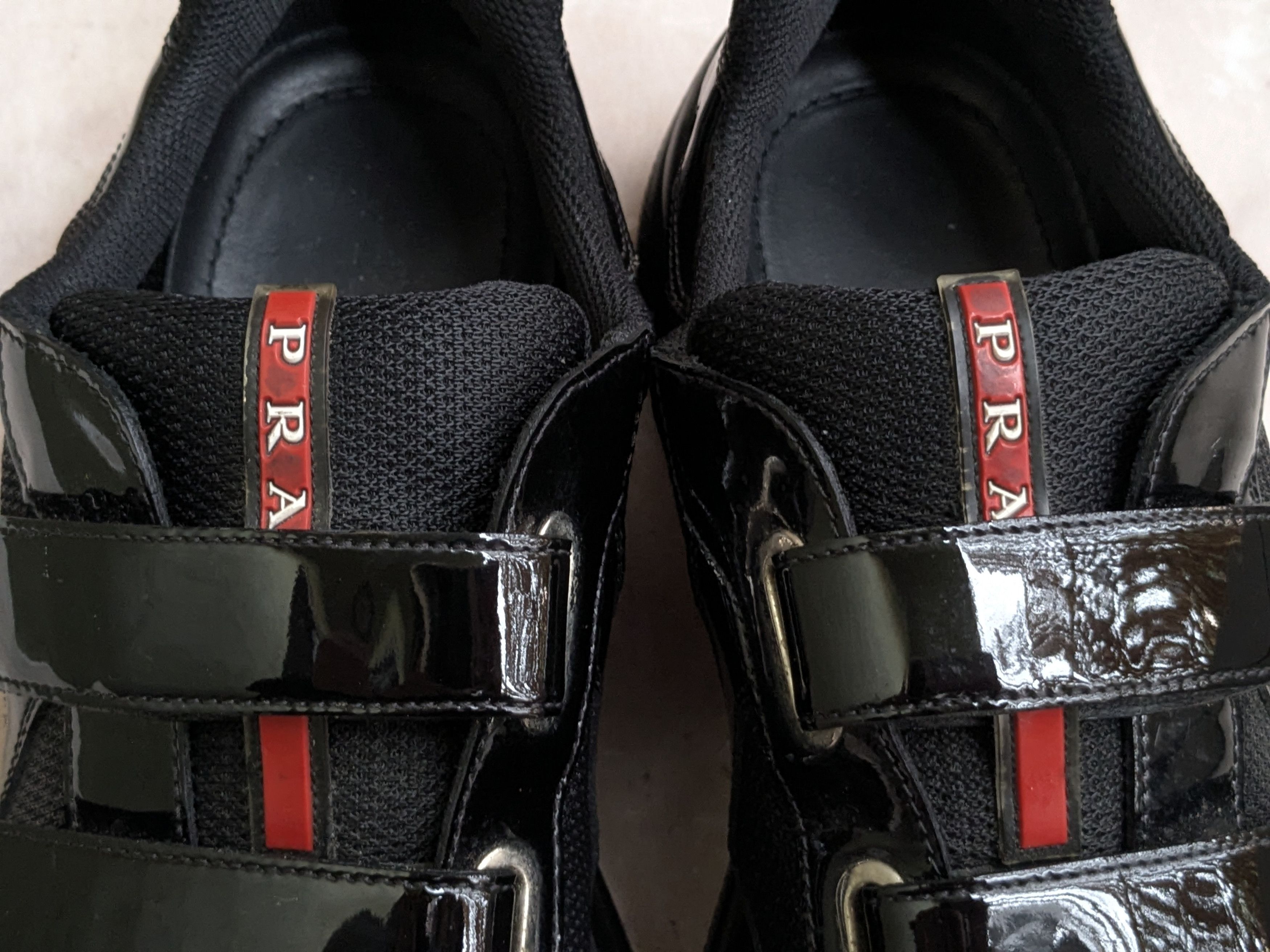 Prada Prada America's Cup Sneakers Black Patent Leather 8.5 Size US 8.5 / EU 41-42 - 5 Thumbnail