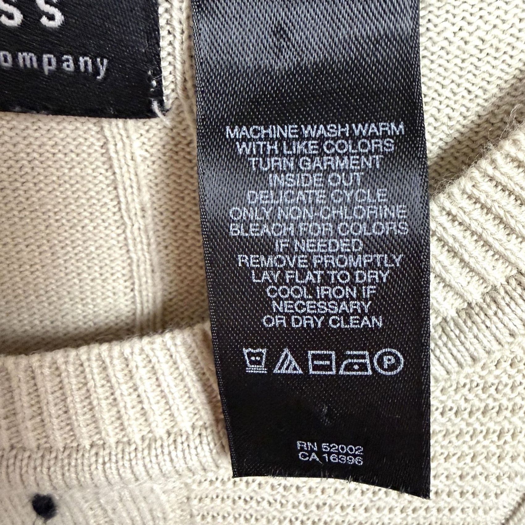 Vintage VINTAGE Axcess Sweater Men M Crew Neck Textured Knit Beige 90s Hip Hop Streetwear Biggie Casual Size US M / EU 48-50 / 2 - 6 Thumbnail
