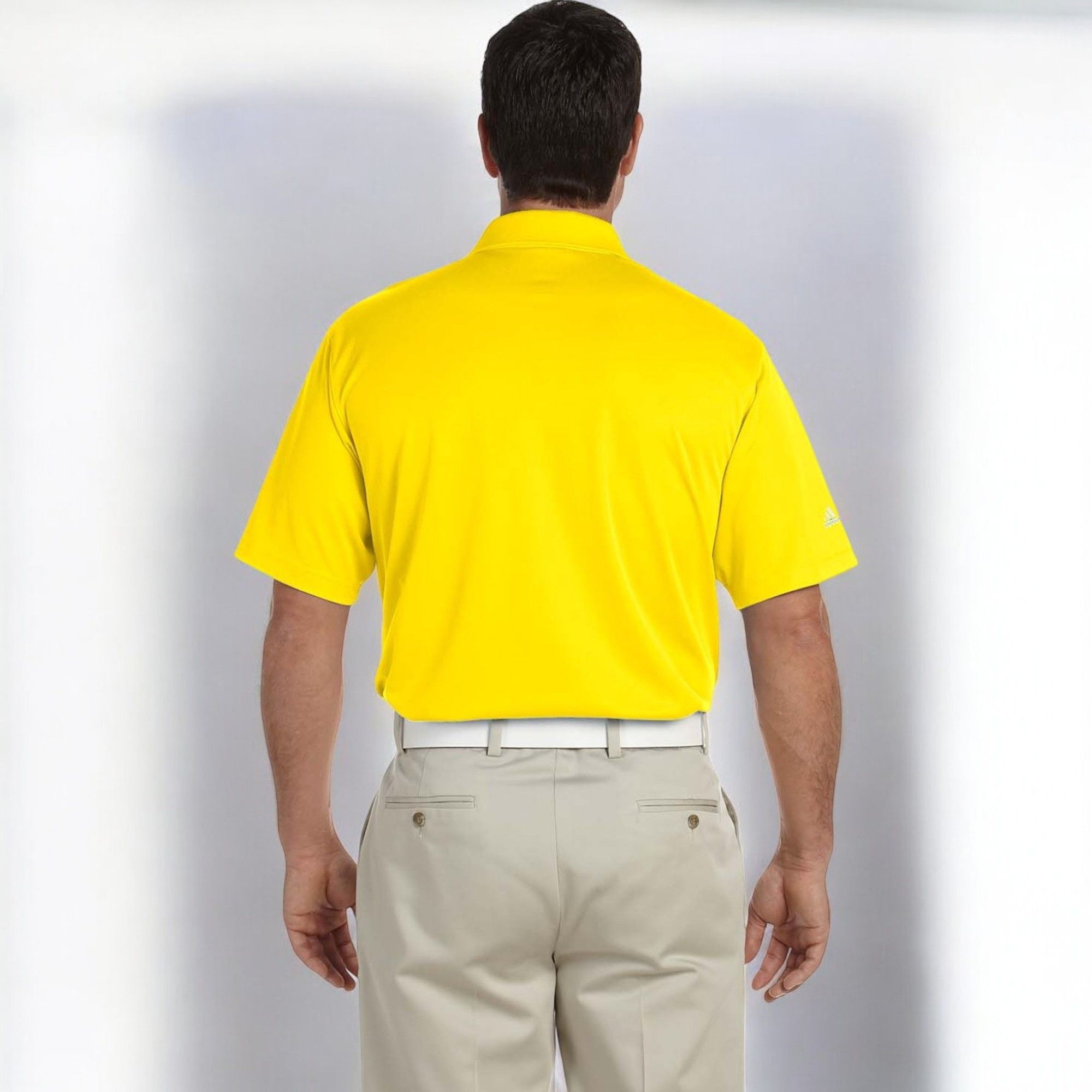 Adidas Adidas Golf Climalite Yellow Short Sleeve Polo New Medium Size US M / EU 48-50 / 2 - 6 Thumbnail