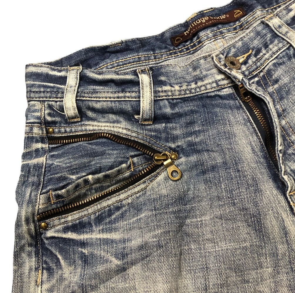 If Six Was Nine × Japanese Brand × Le Grande Bleu (L.G.B.) VINTAGE JAPANESE BRAND HERITAGE STONE DENIM JEANS Size US 32 / EU 48 - 14 Thumbnail