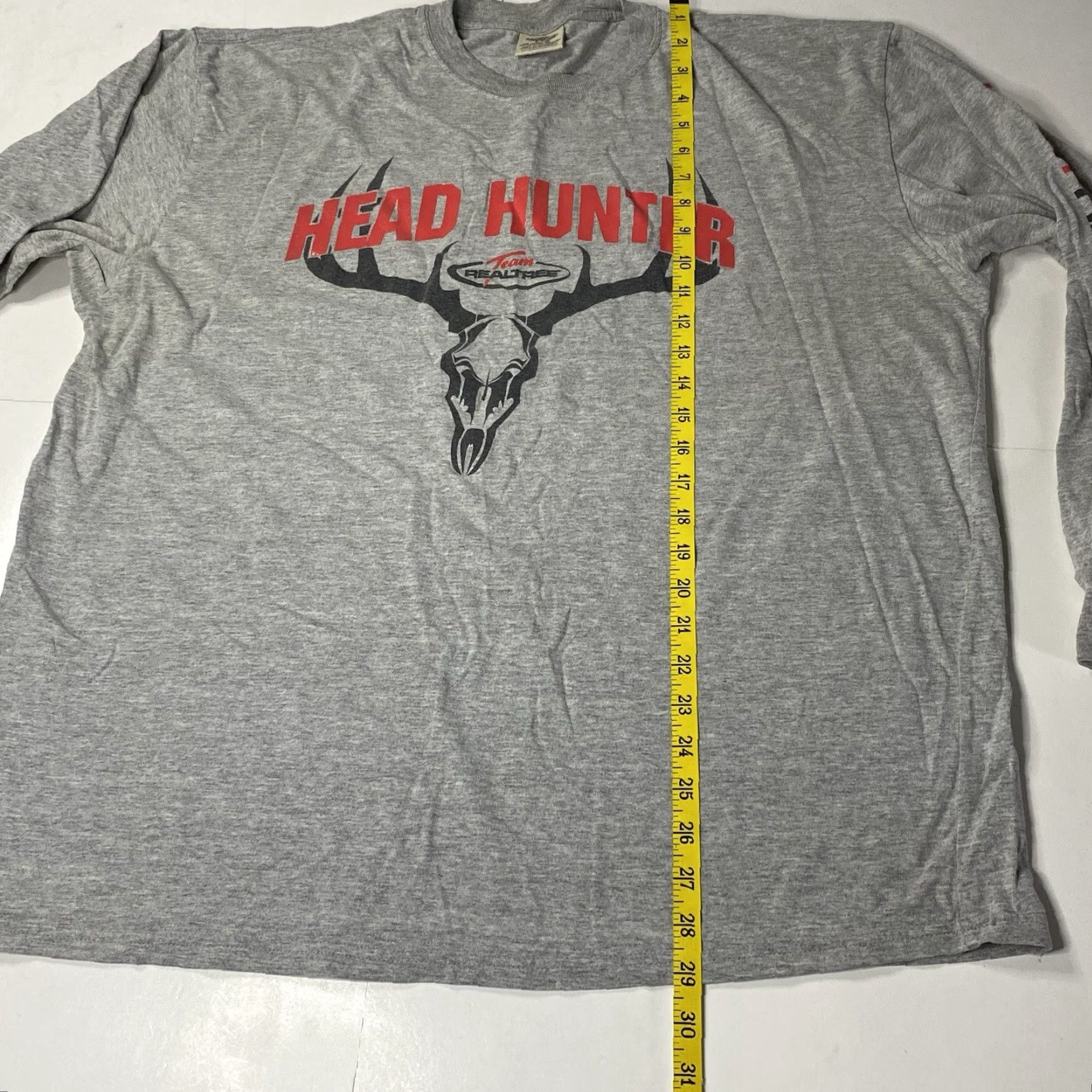 Realtree VINTAGE Realtree Xtra Long Sleeve T-Shirt Men Gray L Head Hunter Hunting Shirt 90s 2000s Mens Size US L / EU 52-54 / 3 - 6 Thumbnail