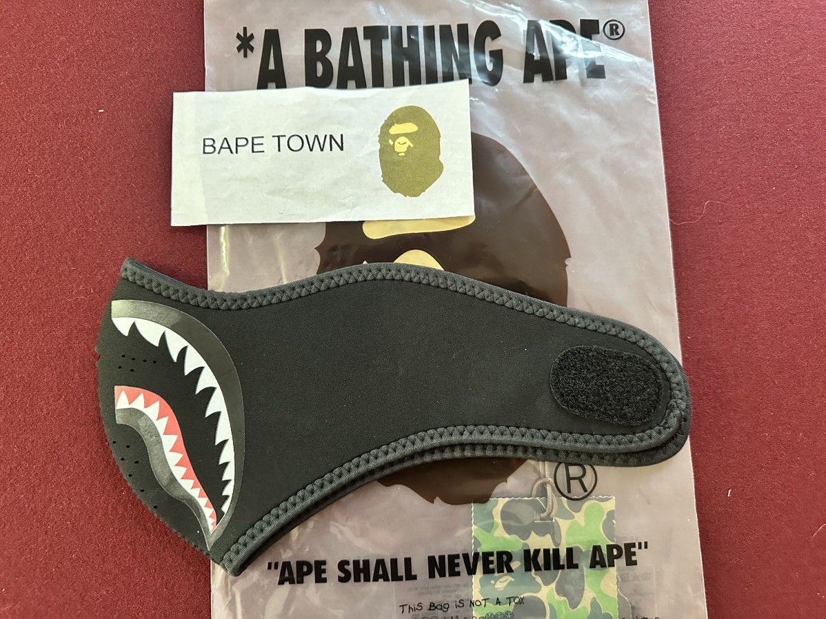 Bape 1ST CAMO NEOPRENE FACE MASK (GREEN) Size ONE SIZE - 3 Thumbnail