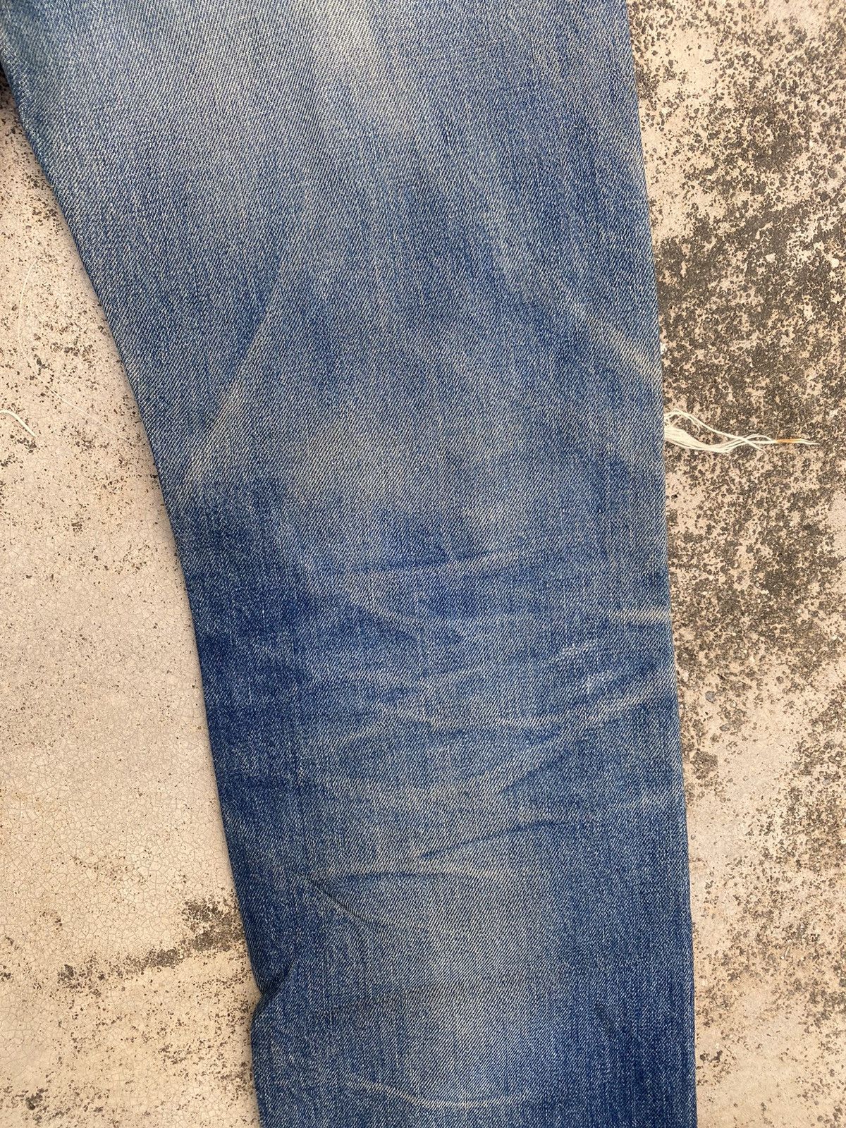 A.P.C. × Designer × Le Grande Bleu (L.G.B.) A.P.C Distressed Faded Selvedge Denim Jeans Size US 29 - 19 Thumbnail