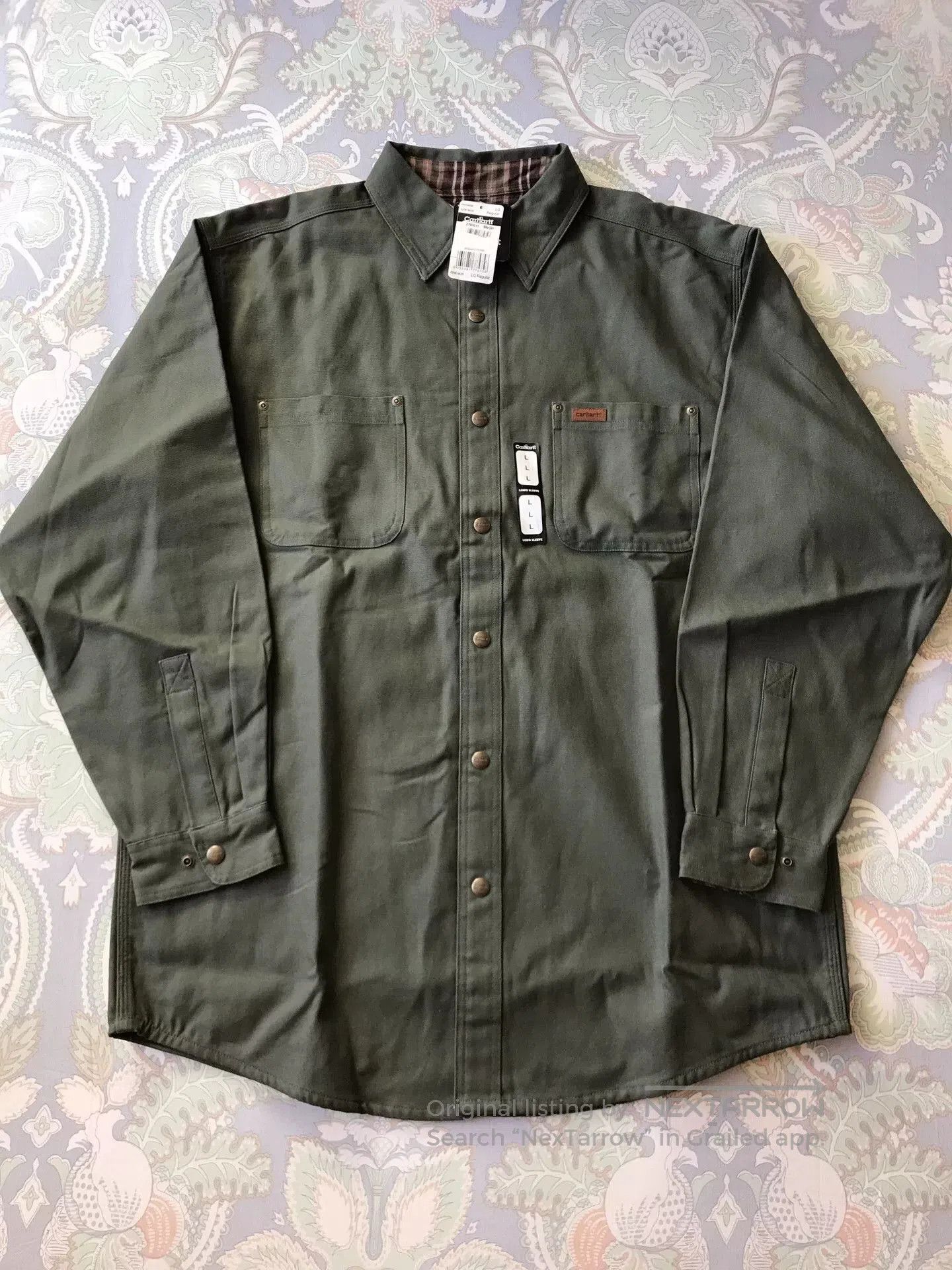 Carhartt Carhartt S296 MOS Work Shirt Jacket. Size US L / EU 52-54 / 3 - 1 Thumbnail