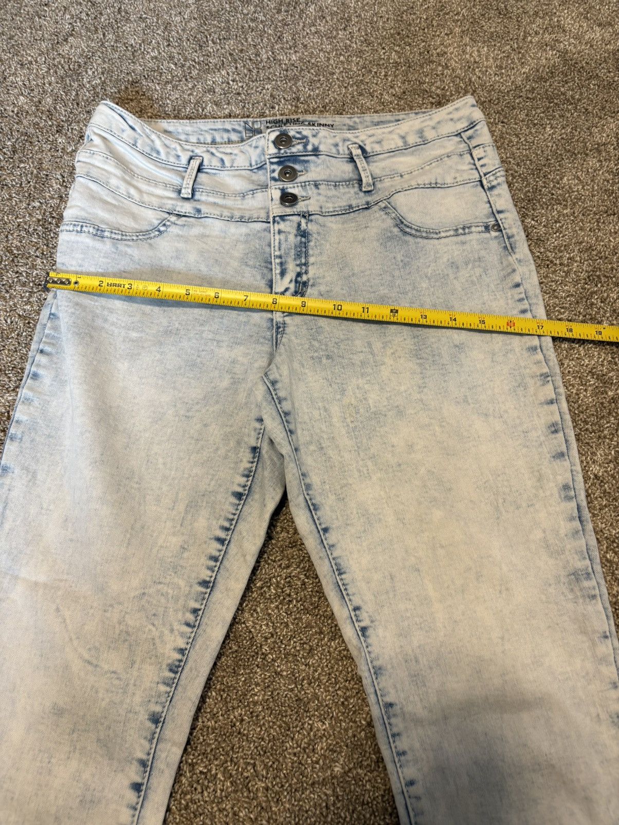 Other (No Boundaries) Light Wash Denim Jeans: Size 15 Size 34" / US 12 / IT 48 - 3 Thumbnail