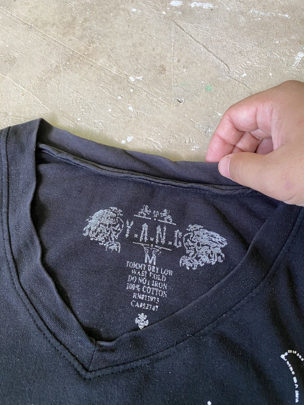 Japanese Brand Y.A.N.C Chrome Hearts Inspired Cross Sleeve Tee M Size US M / EU 48-50 / 2 - 4 Thumbnail