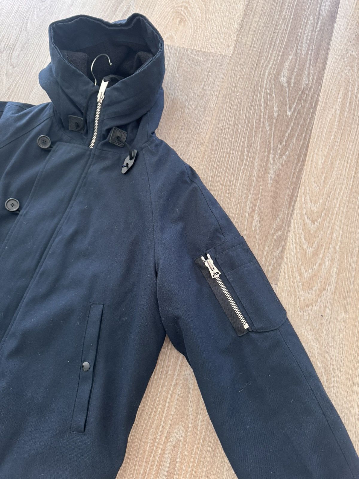 Sandro Navy Sandro Winter Coat Size US L / EU 52-54 / 3 - 4 Thumbnail