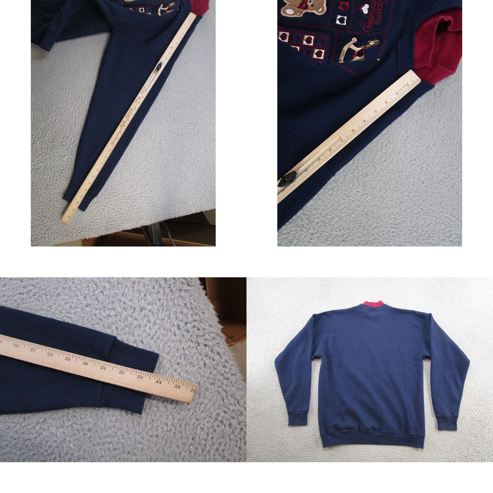 Doublet VTG 90s Country Heartland Graphic Double Collar Sweatshirt SZ L Grandma USA Made Size L / US 10 / IT 46 - 8 Thumbnail