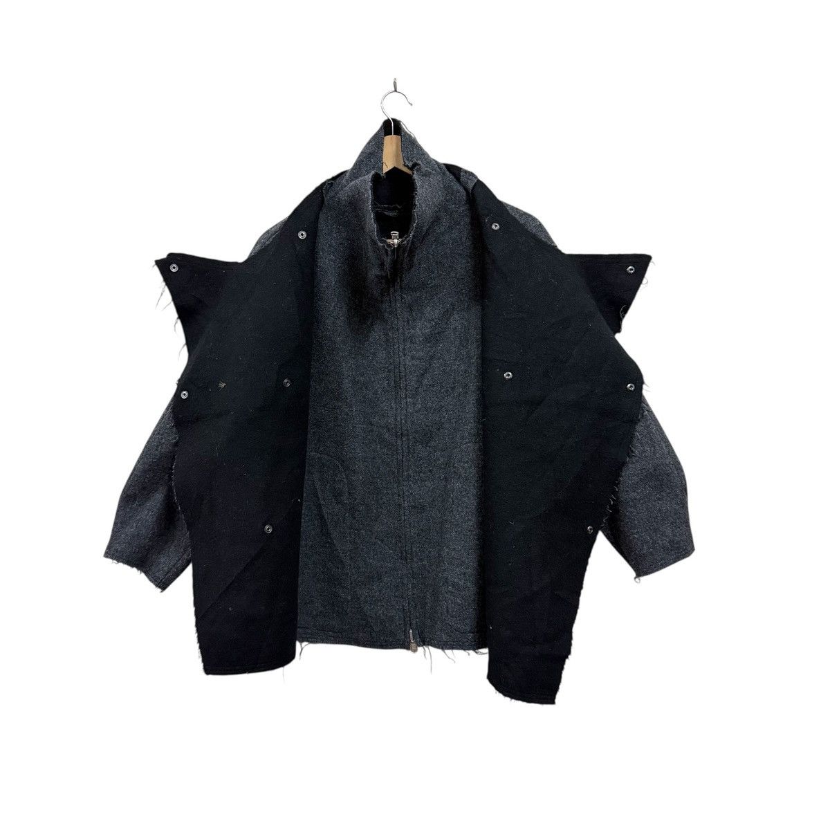 Zucca Zucca Wool Reversible Jacket Miyake Yohji kapital inspired Size US XL / EU 56 / 4 - 5 Thumbnail