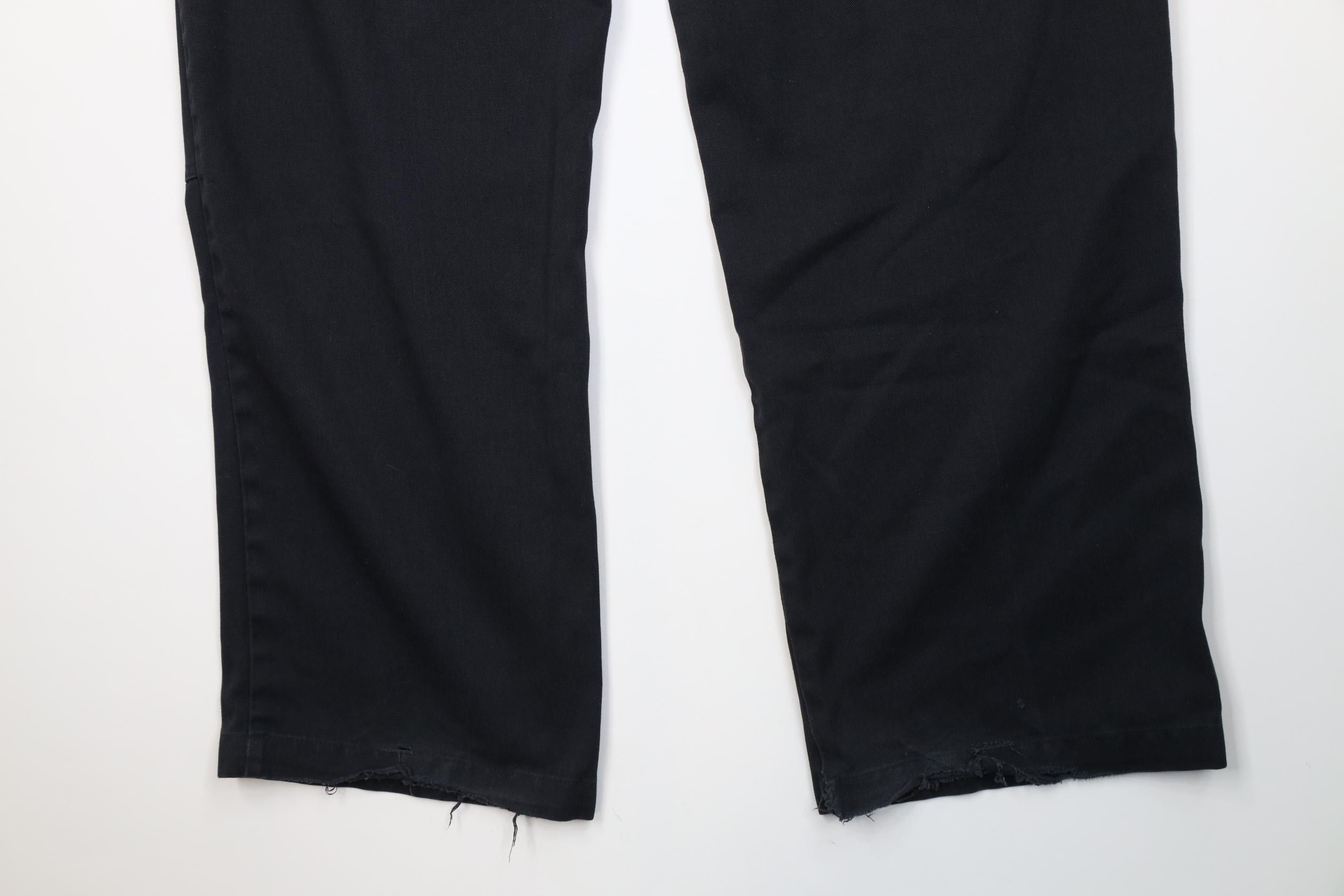 Dickies Vintage Y2K Dickies Loose Double Knee Wide Leg Pants Black Size US 38 / EU 54 - 15 Thumbnail