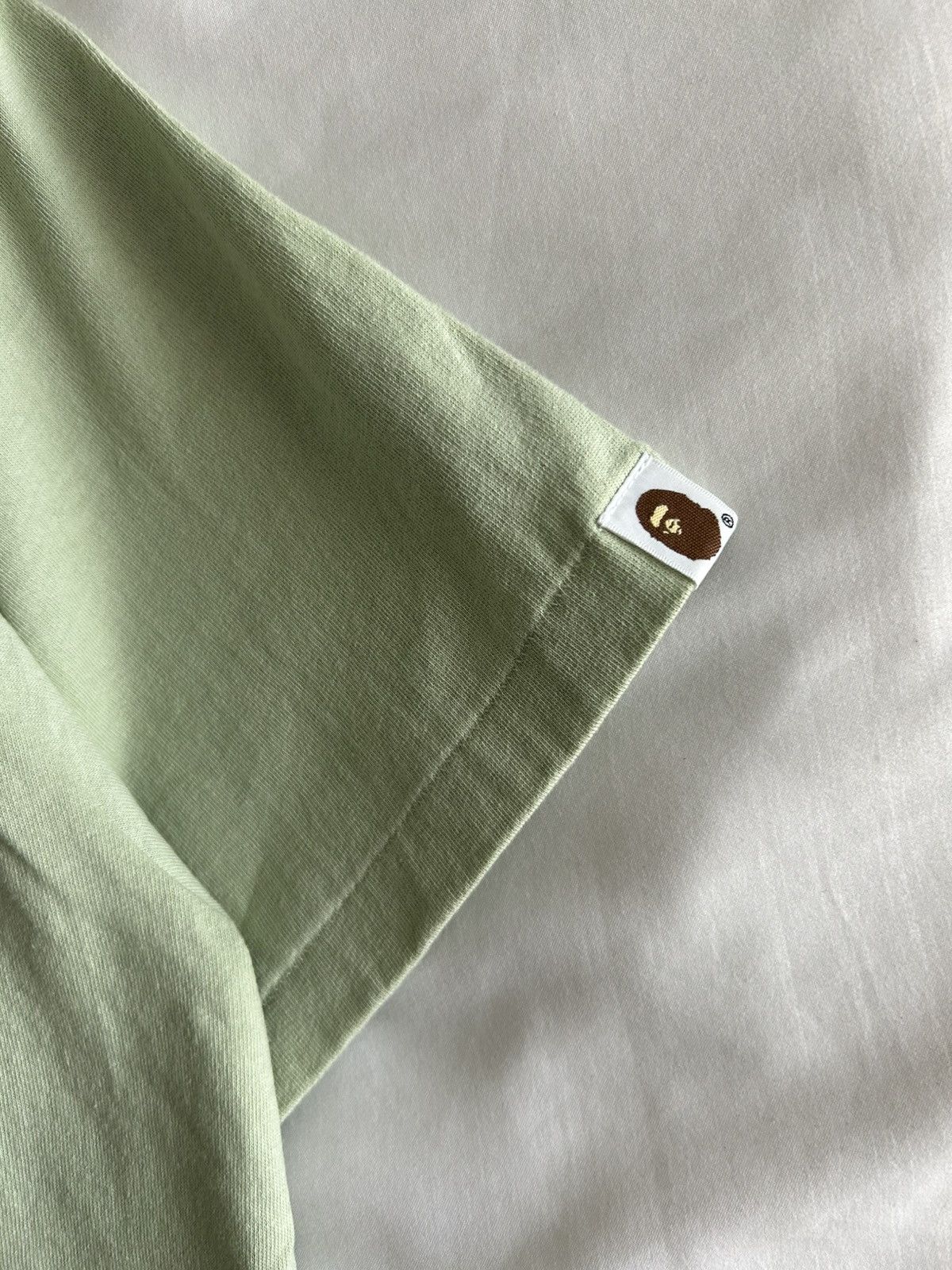 Bape Bape Big Ape Head Tee Green Single Stitch Japan Size US XL / EU 56 / 4 - 4 Thumbnail