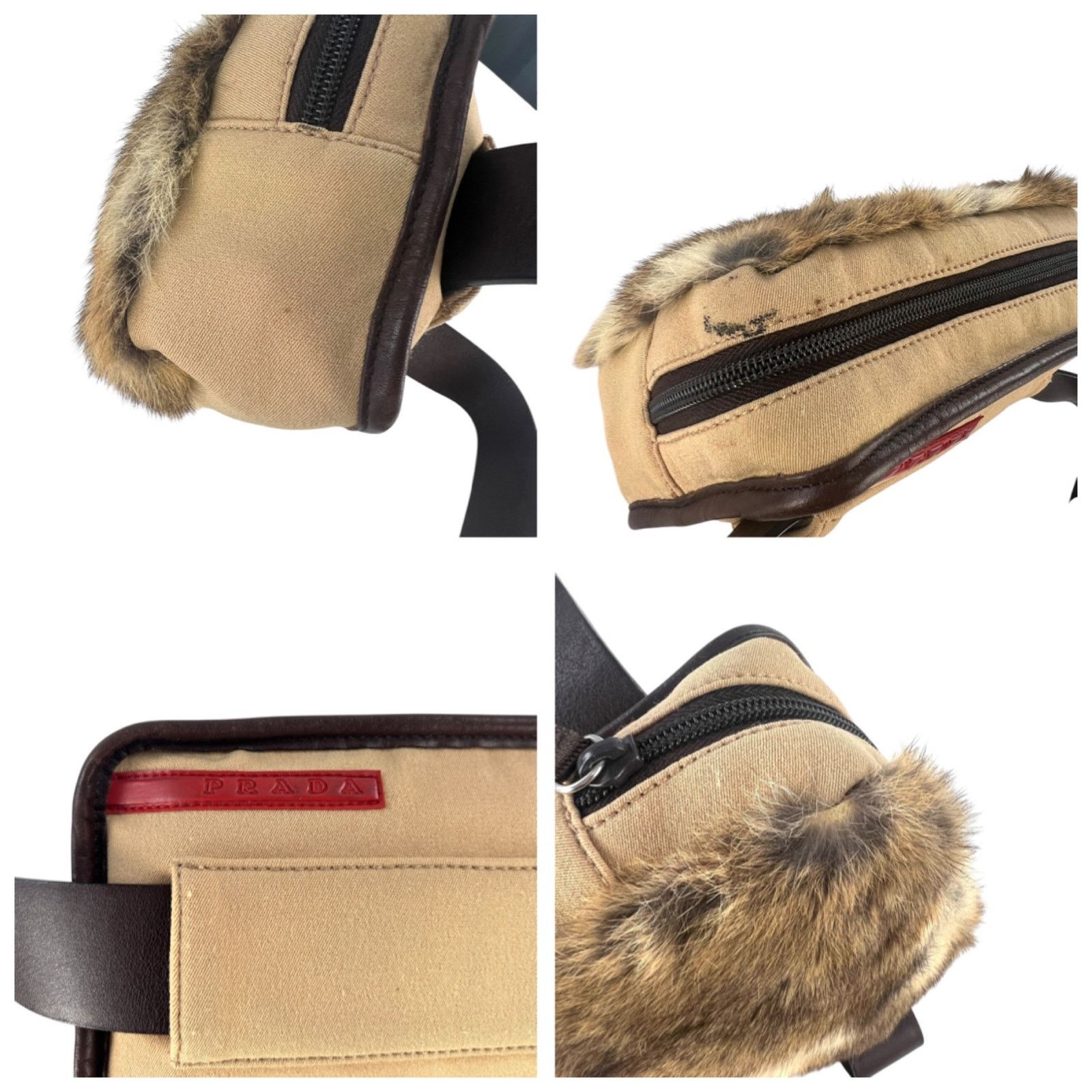 Prada Prada Sport Fur Belt Bag Size ONE SIZE - 8 Thumbnail