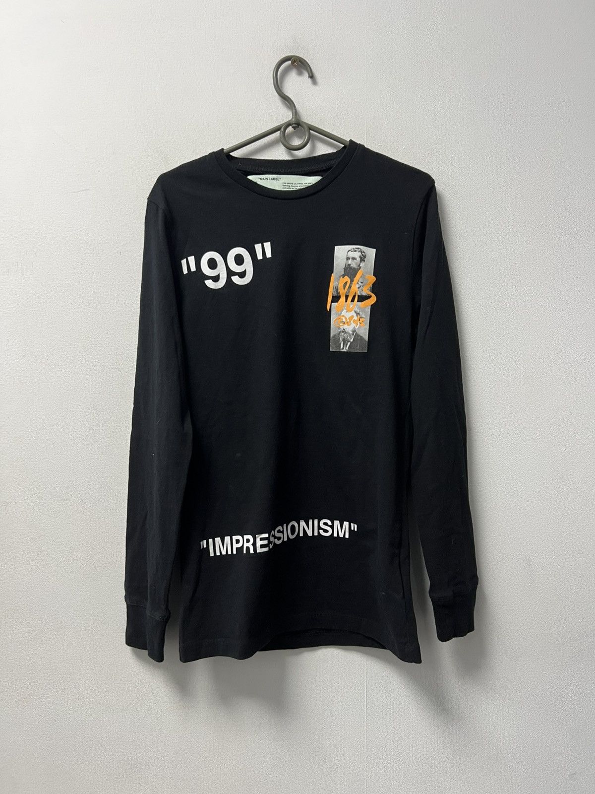 Off-White Off White Longsleeve Luxury Big Logo Size S XS Size US S / EU 44-46 / 1 - 2 Thumbnail