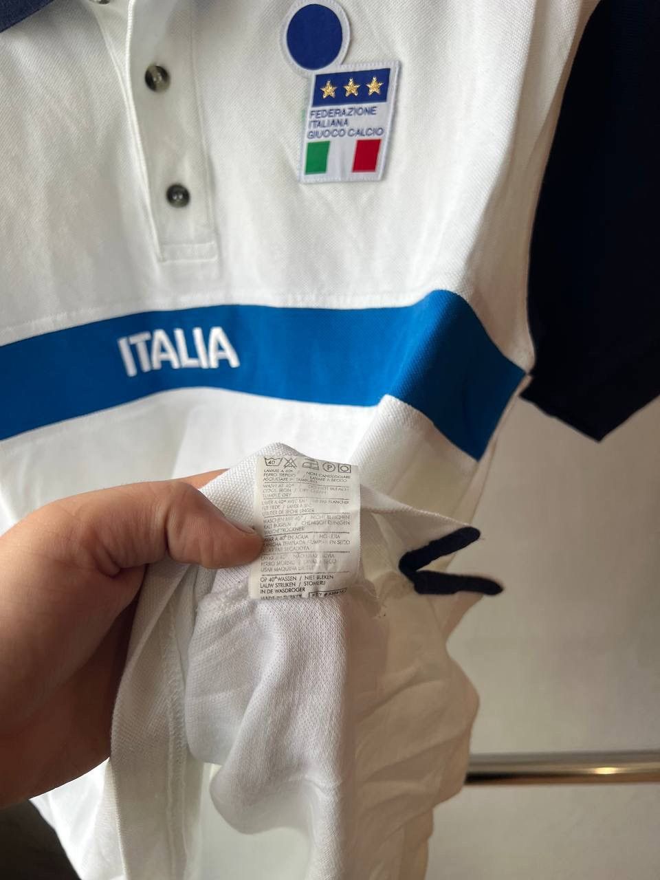 Kappa 1998/2000 ITALY(ITALIA) TEAM RARE SOCCER FOOTBALL POLO SHIRT Size US L / EU 52-54 / 3 - 11 Thumbnail
