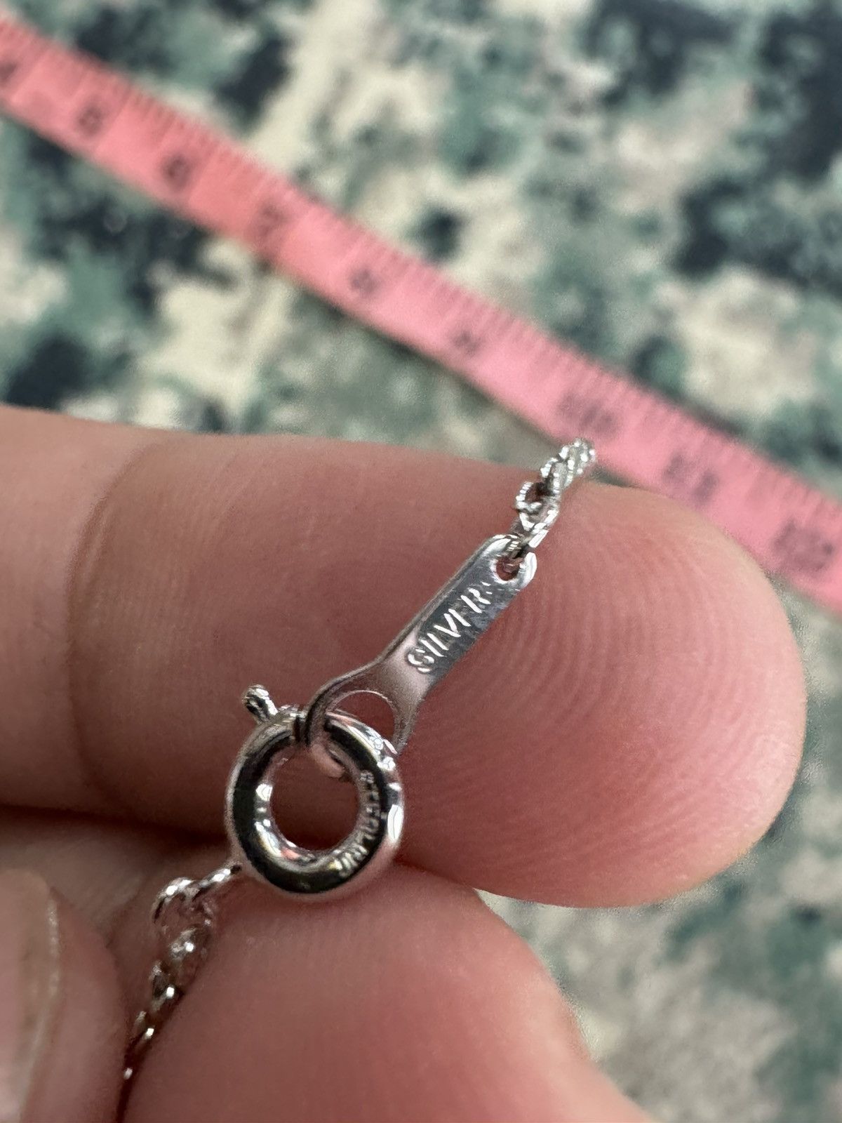 Sterling Silver PRINCESS BEZEL CUT ZIRCON STERLING SILVER NECKLACE Size ONE SIZE - 6 Thumbnail