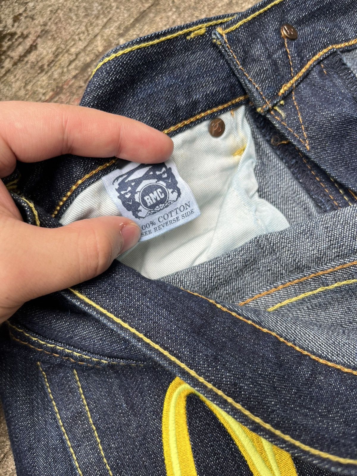 RMC Jeans RMC EMBROIRED PANTS Size US 32 / EU 48 - 4 Thumbnail