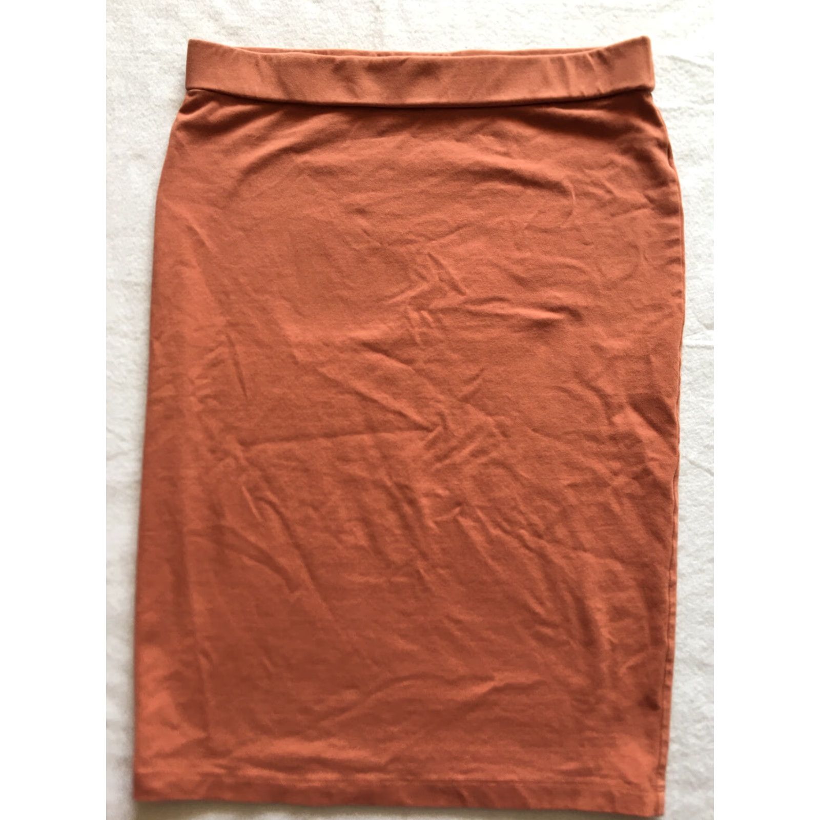 Forever 21 FOREVER 21 Women's Skirt Mini Short Elastic Waist Cider Rayon Mid Rise Pull On L Casual All Seasons Size 36" / US 14 / IT 50 - 4 Thumbnail