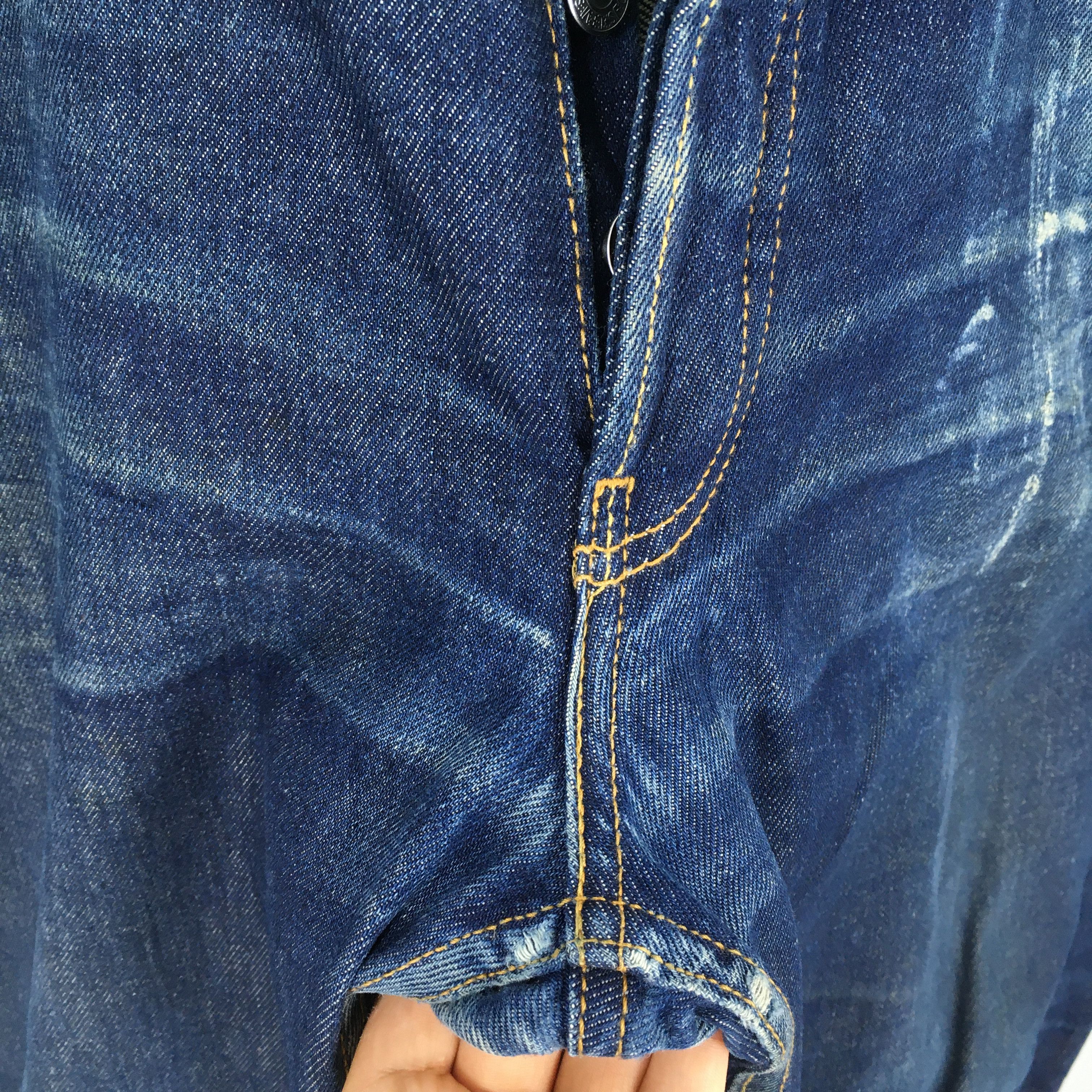 Levi's Size 32x30.5 Vintage 90s Levi's 501 Faded Blue Jeans S428 Size US 32 / EU 48 - 7 Thumbnail
