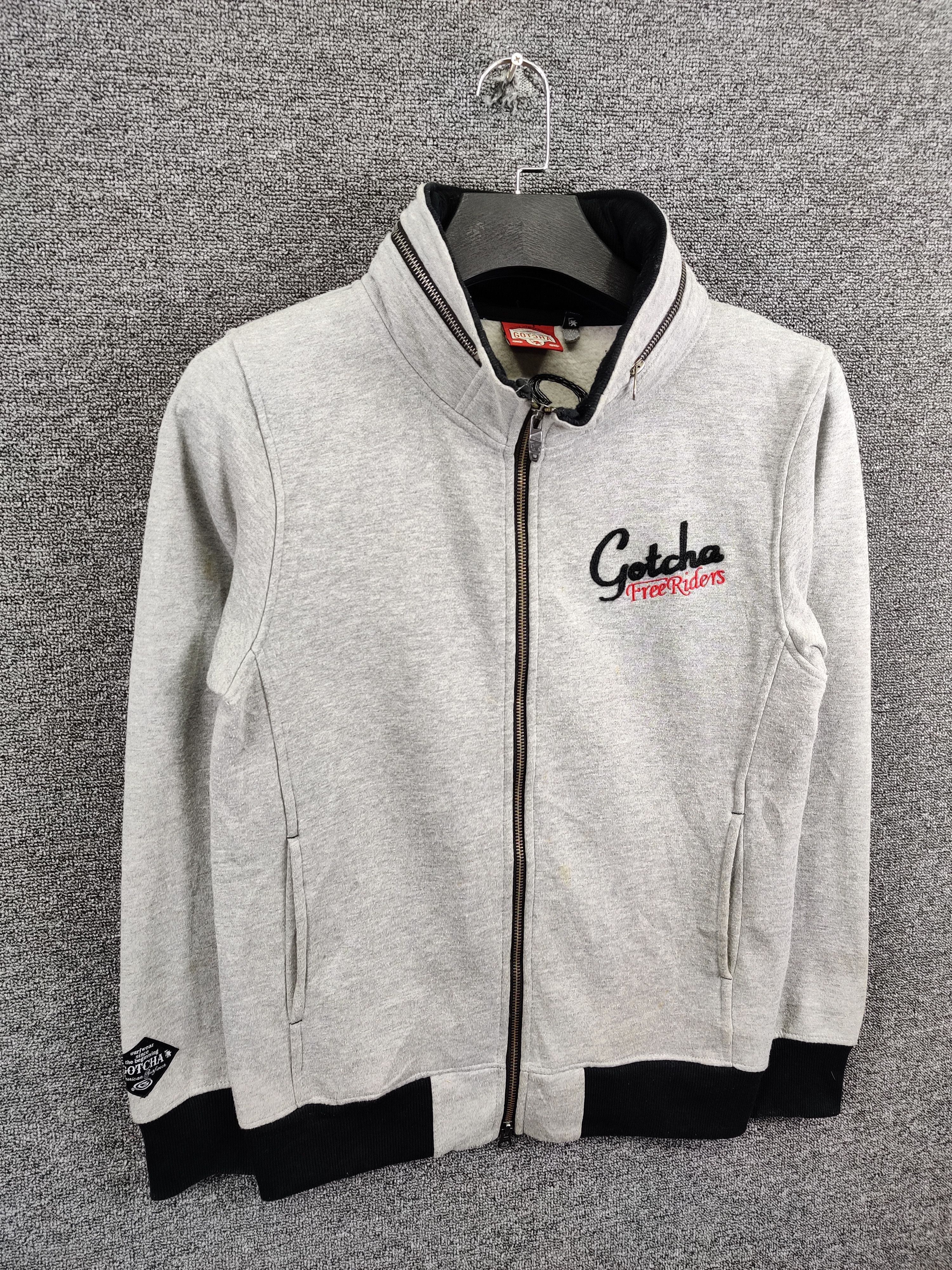 Gotcha Vintage Gotcha Free Riders Zipper Sweatshirt Jacket Size US M / EU 48-50 / 2 - 6 Thumbnail