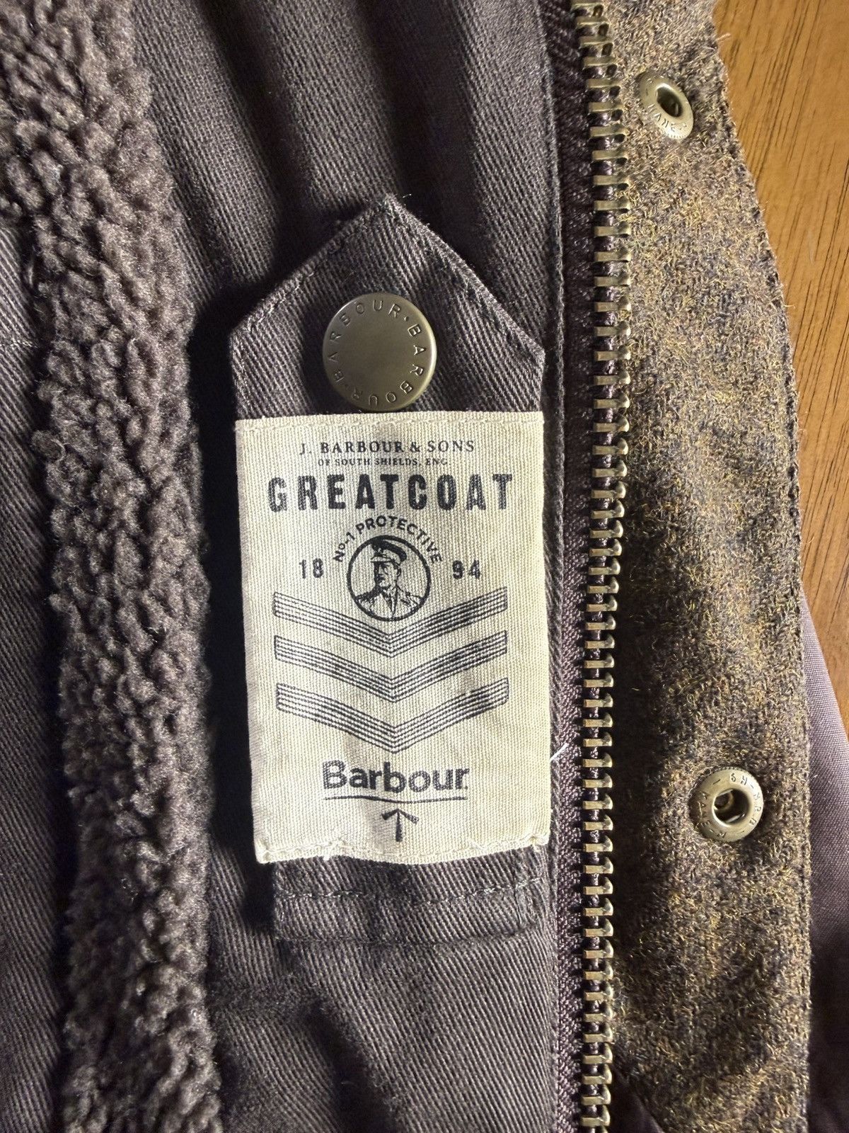 Barbour Barbour Northolt Greatcoat Waxed Jacket Brown Medium Size US M / EU 48-50 / 2 - 8 Thumbnail