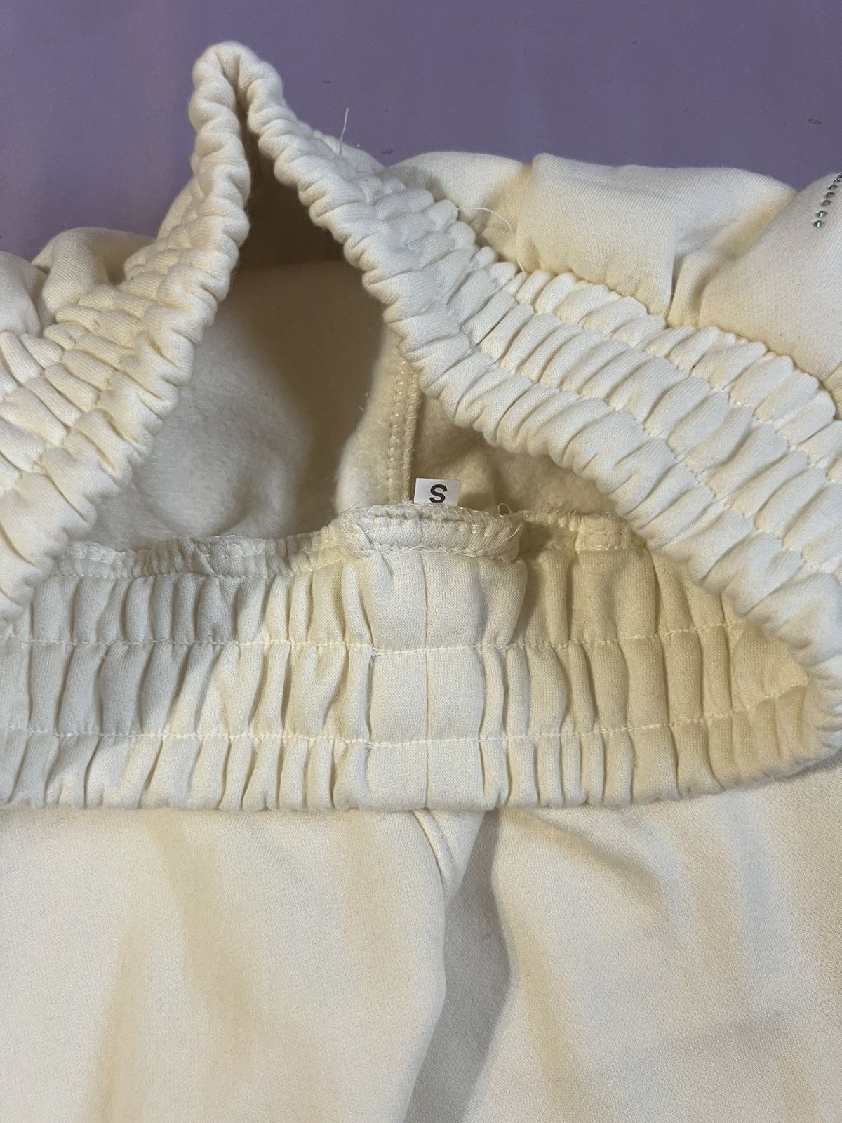 Other Custom cream rhinestone sweats Size US 30 / EU 46 - 3 Thumbnail