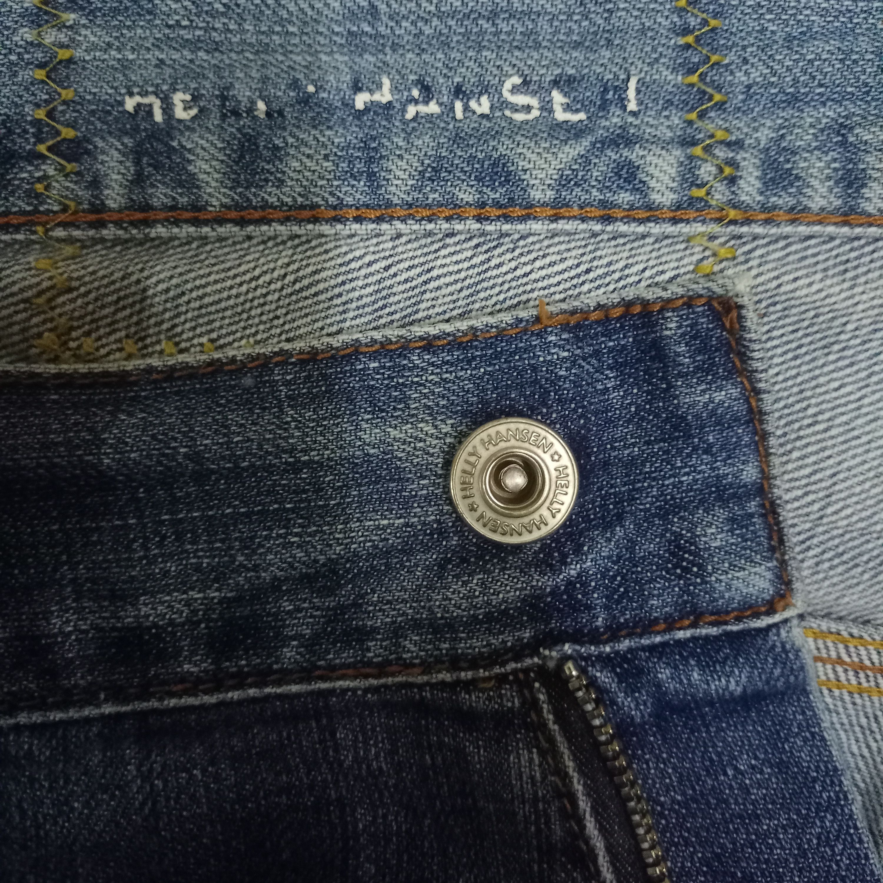 Helly Hansen Vintage Japan Helly Hansen Curve Leg Distressed Baggy Jeans Size US 32 / EU 48 - 3 Thumbnail