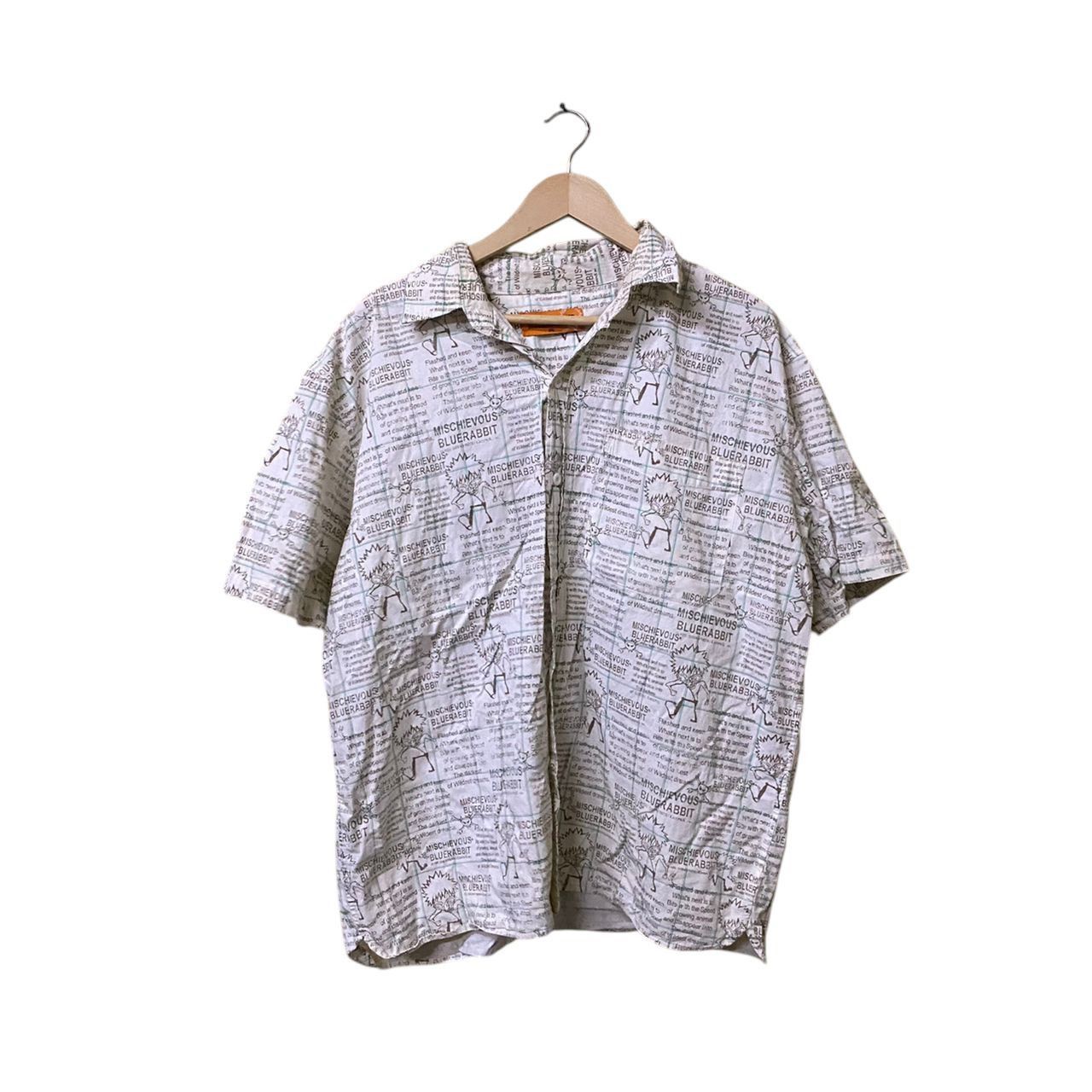 Japanese Brand Mischievous emi nakayama /entrex shirt button up full print Size US XL / EU 56 / 4 - 1 Thumbnail