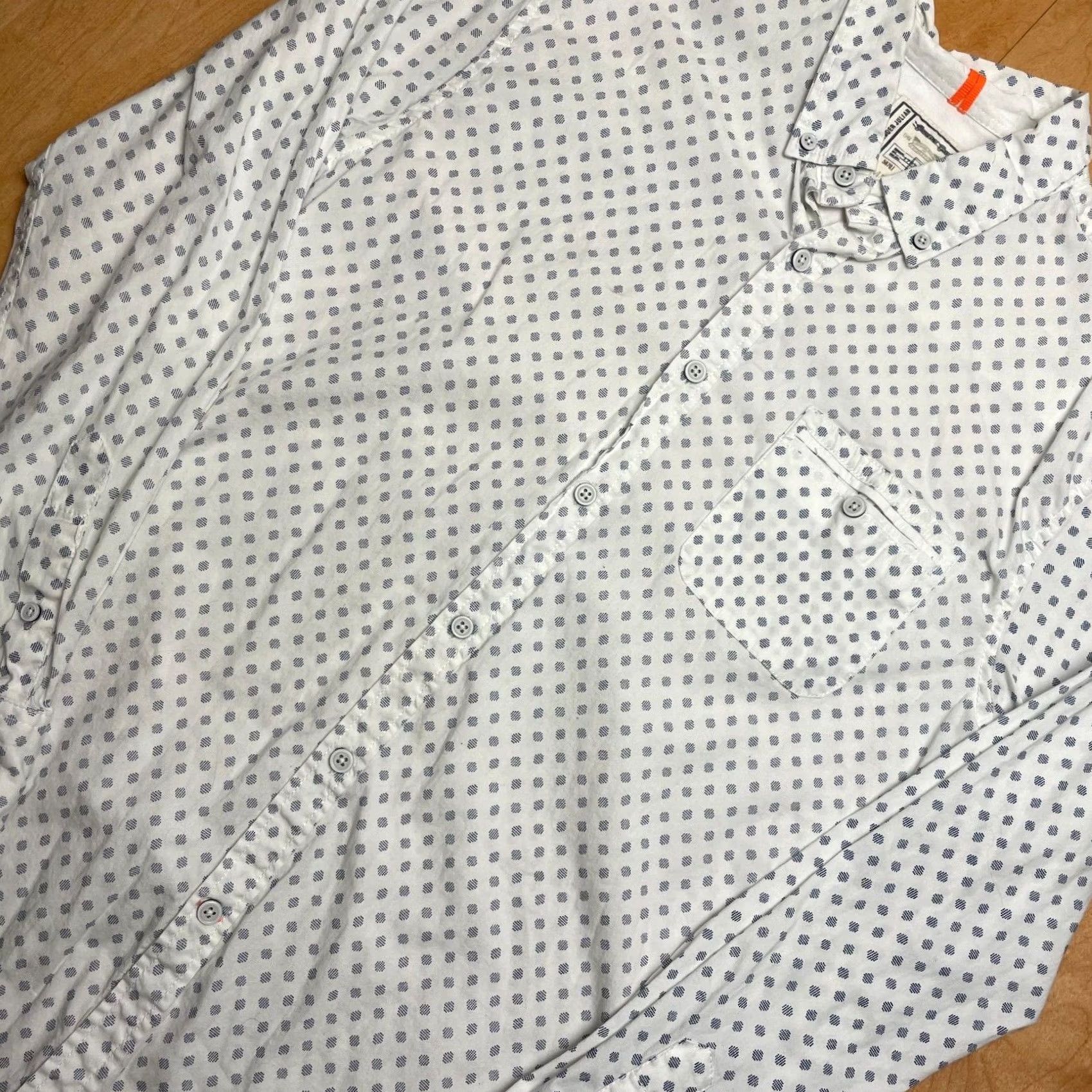 Alexander Julian Alexander Julian Shirt Mens M White Pattern Long Sleeve Button Collared Size US M / EU 48-50 / 2 - 4 Thumbnail