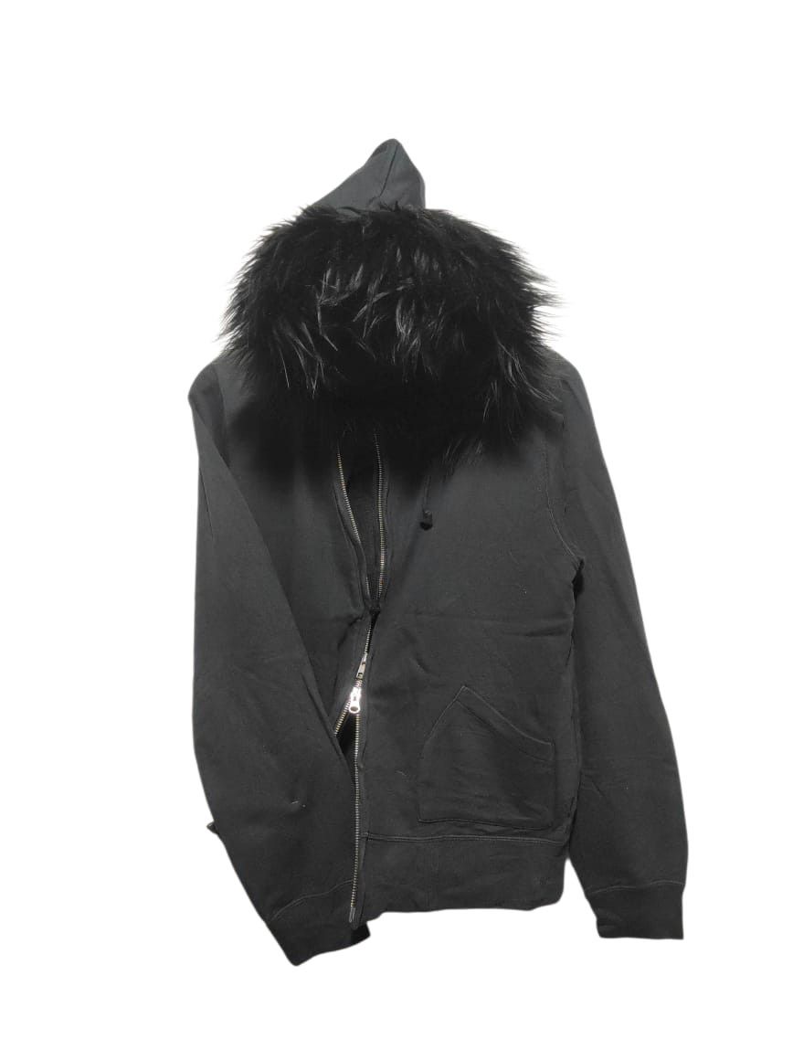 Beams Japan Beams Asymmetrical Zipper fur hoodie LGB style Size US M / EU 48-50 / 2 - 1 Thumbnail